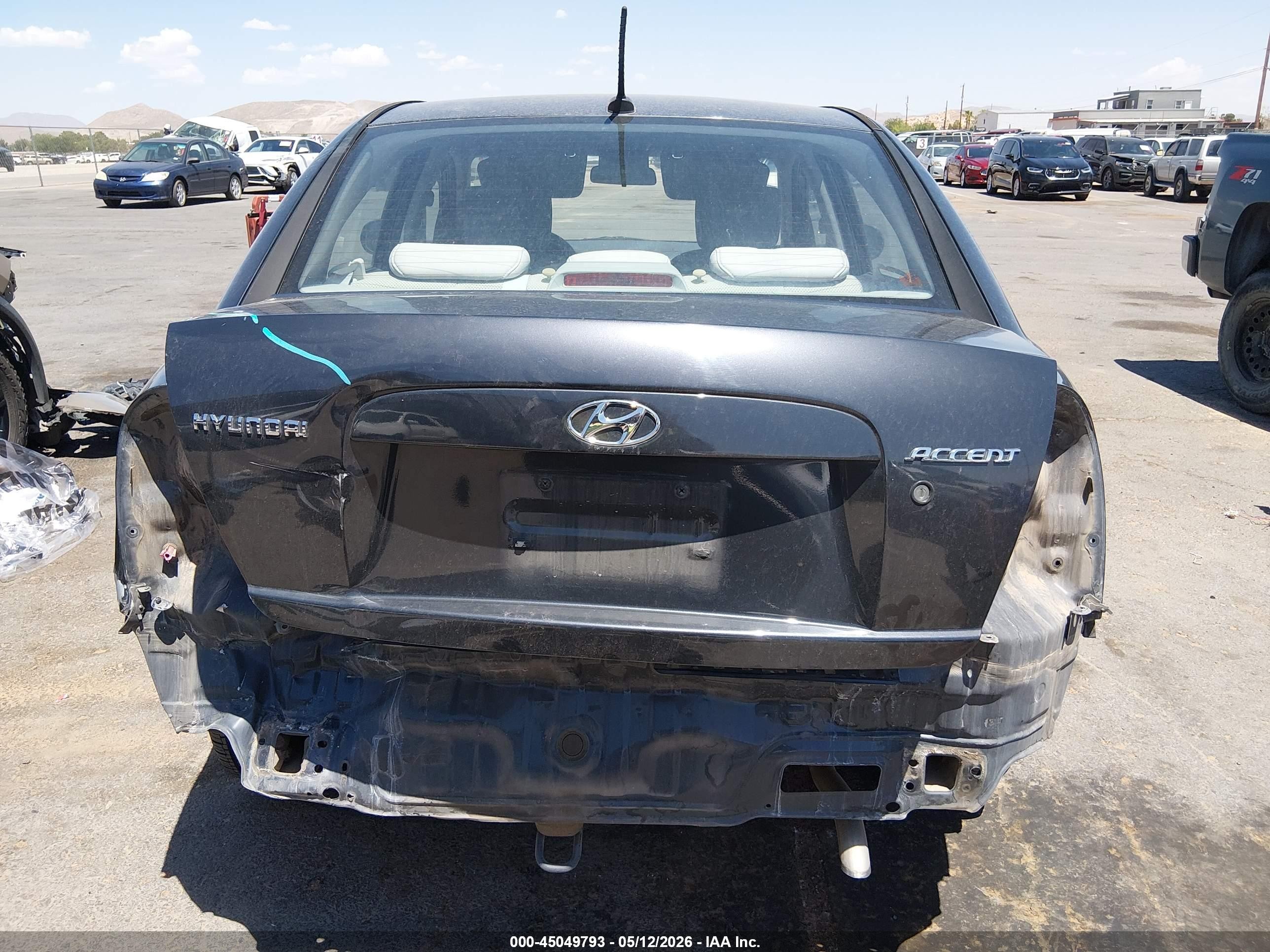 2010 Hyundai Accent Gls Gray vin: KMHCN4AC7AU431374