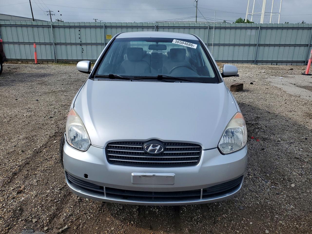 2010 Hyundai Accent Gls Silver vin: KMHCN4AC7AU465086