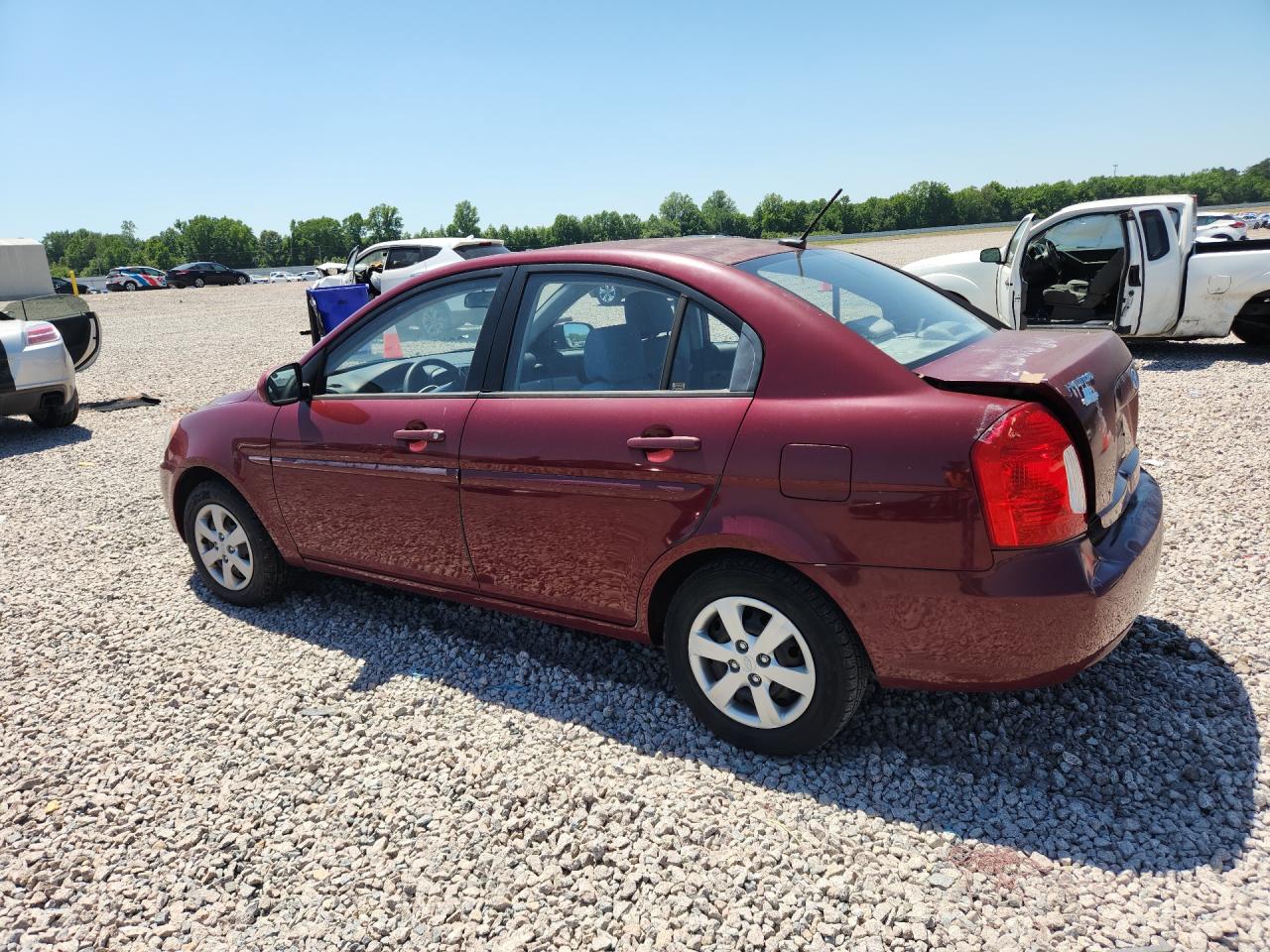 2011 Hyundai Accent Gls Бордовый vin: KMHCN4AC7BU601671