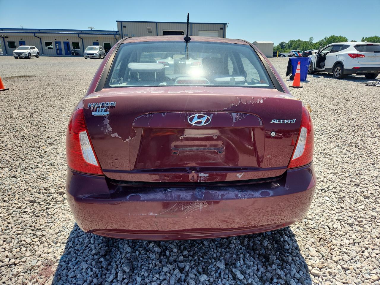 2011 Hyundai Accent Gls Бордовый vin: KMHCN4AC7BU601671