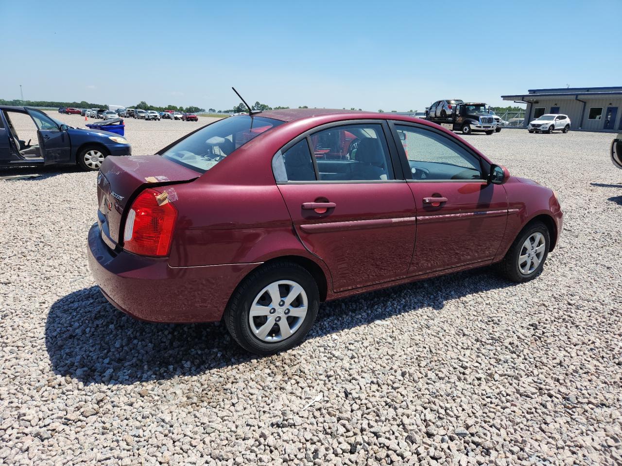 2011 Hyundai Accent Gls Бордовый vin: KMHCN4AC7BU601671
