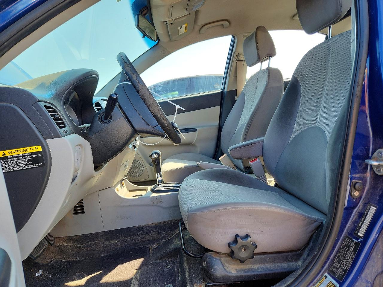 2010 Hyundai Accent Gls Blue vin: KMHCN4AC8AU406080