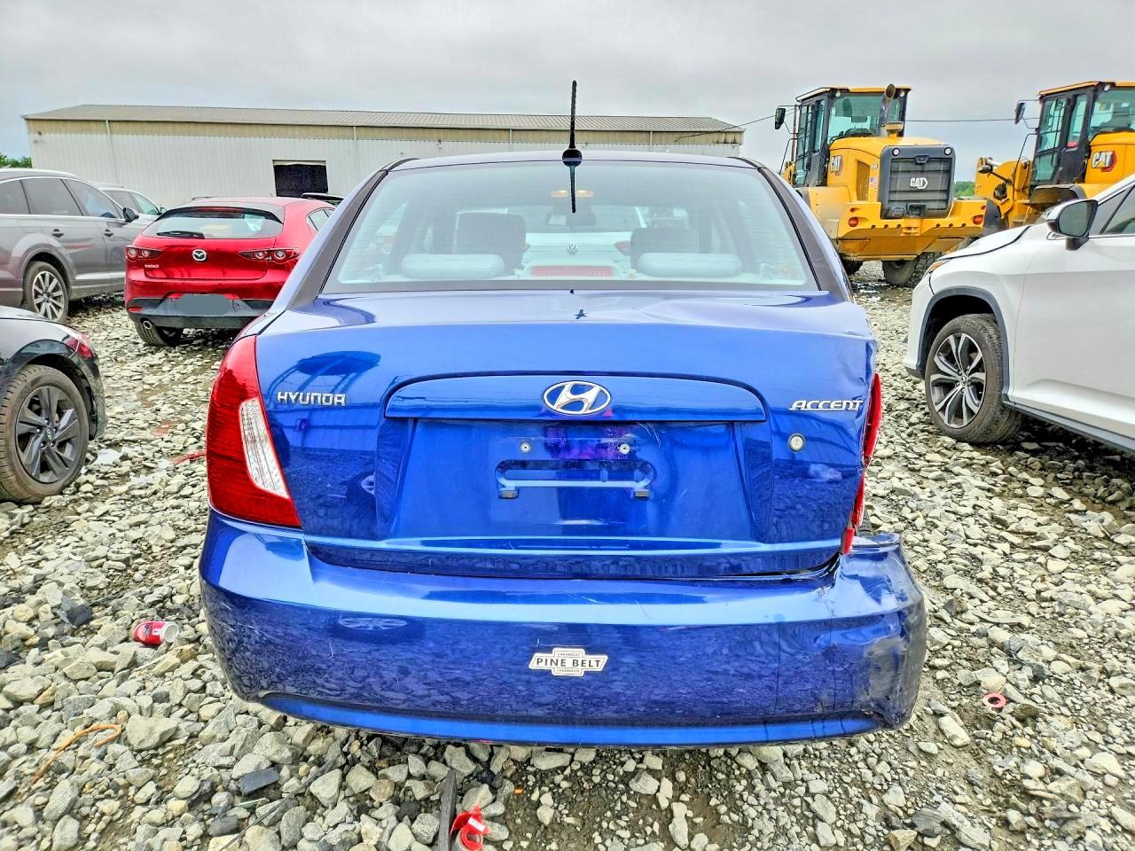 2010 Hyundai Accent Gls Blue vin: KMHCN4AC8AU444117