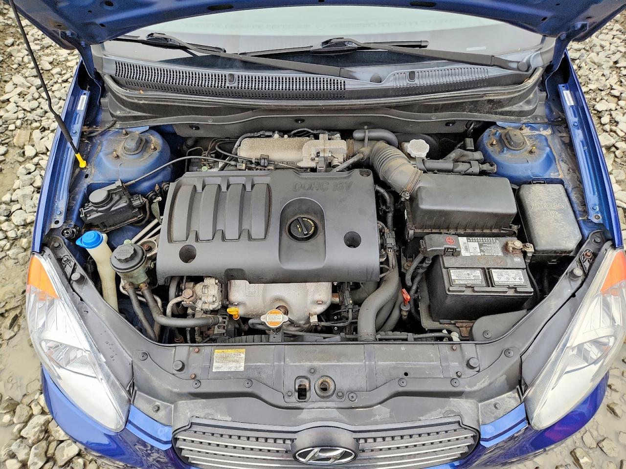 2010 Hyundai Accent Gls Blue vin: KMHCN4AC8AU444117