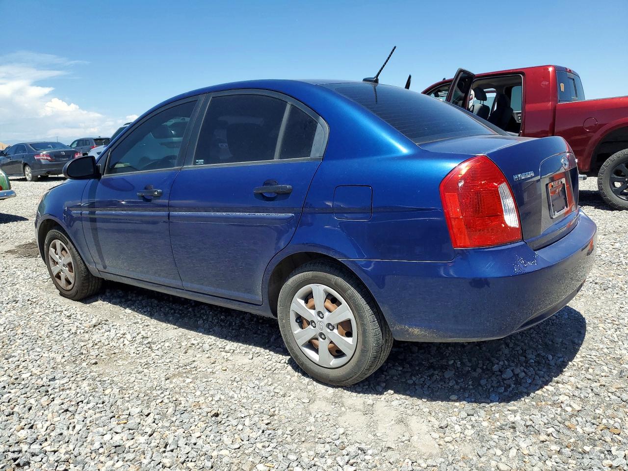 2010 Hyundai Accent Gls Blue vin: KMHCN4AC8AU477487