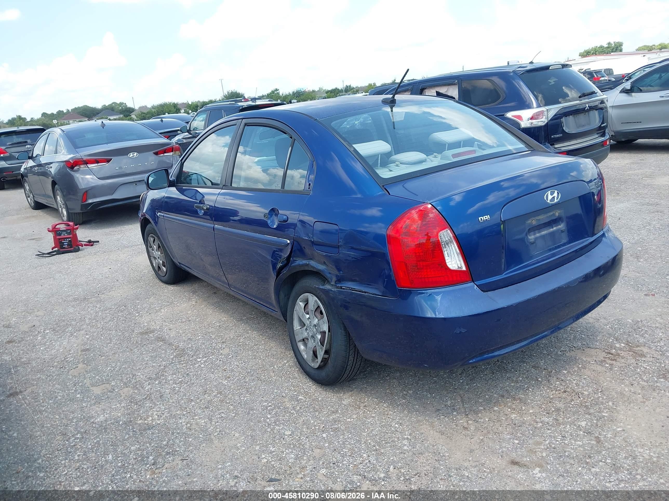 2011 Hyundai Accent Gls Blue vin: KMHCN4AC8BU609035