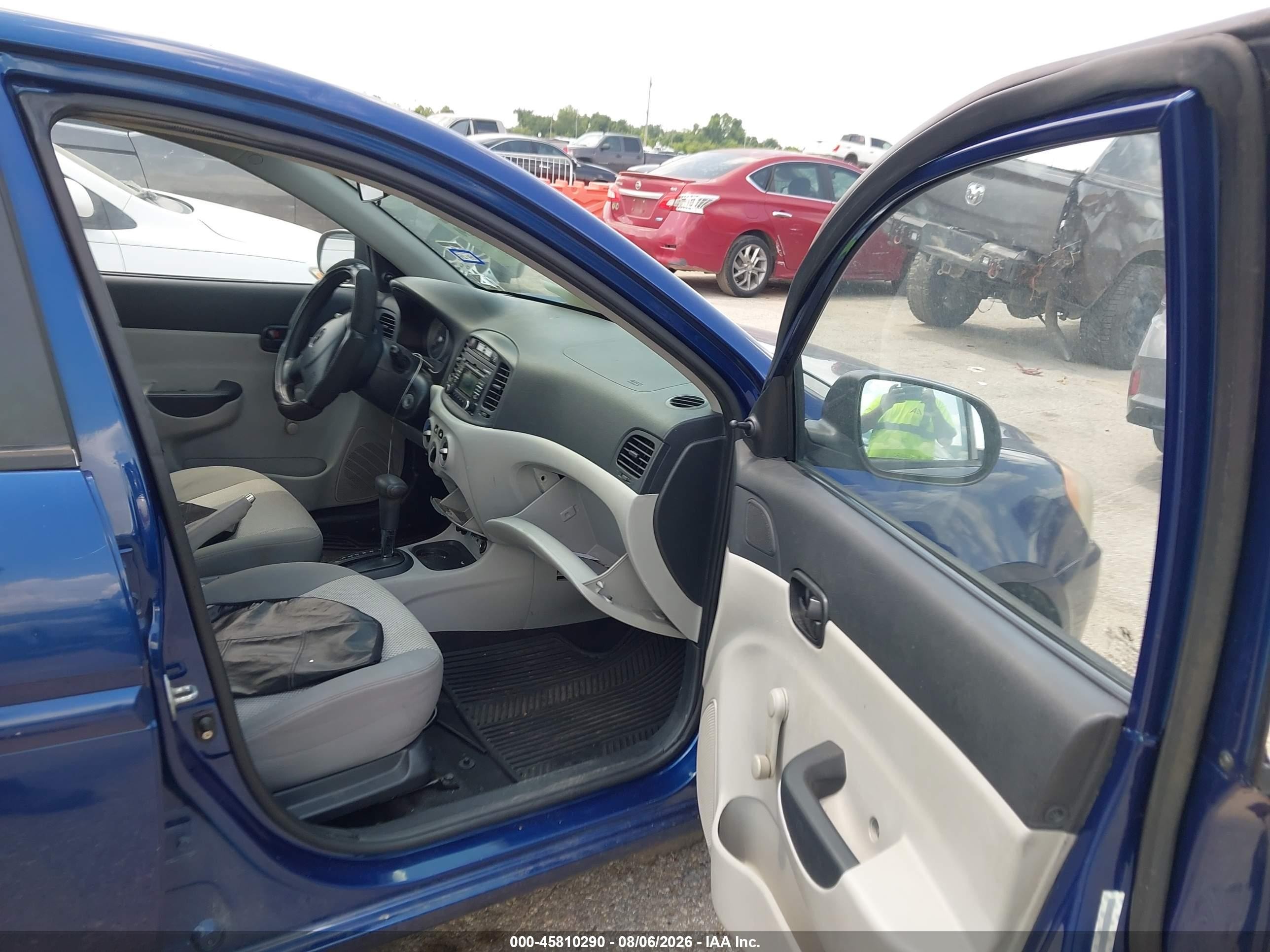 2011 Hyundai Accent Gls Blue vin: KMHCN4AC8BU609035