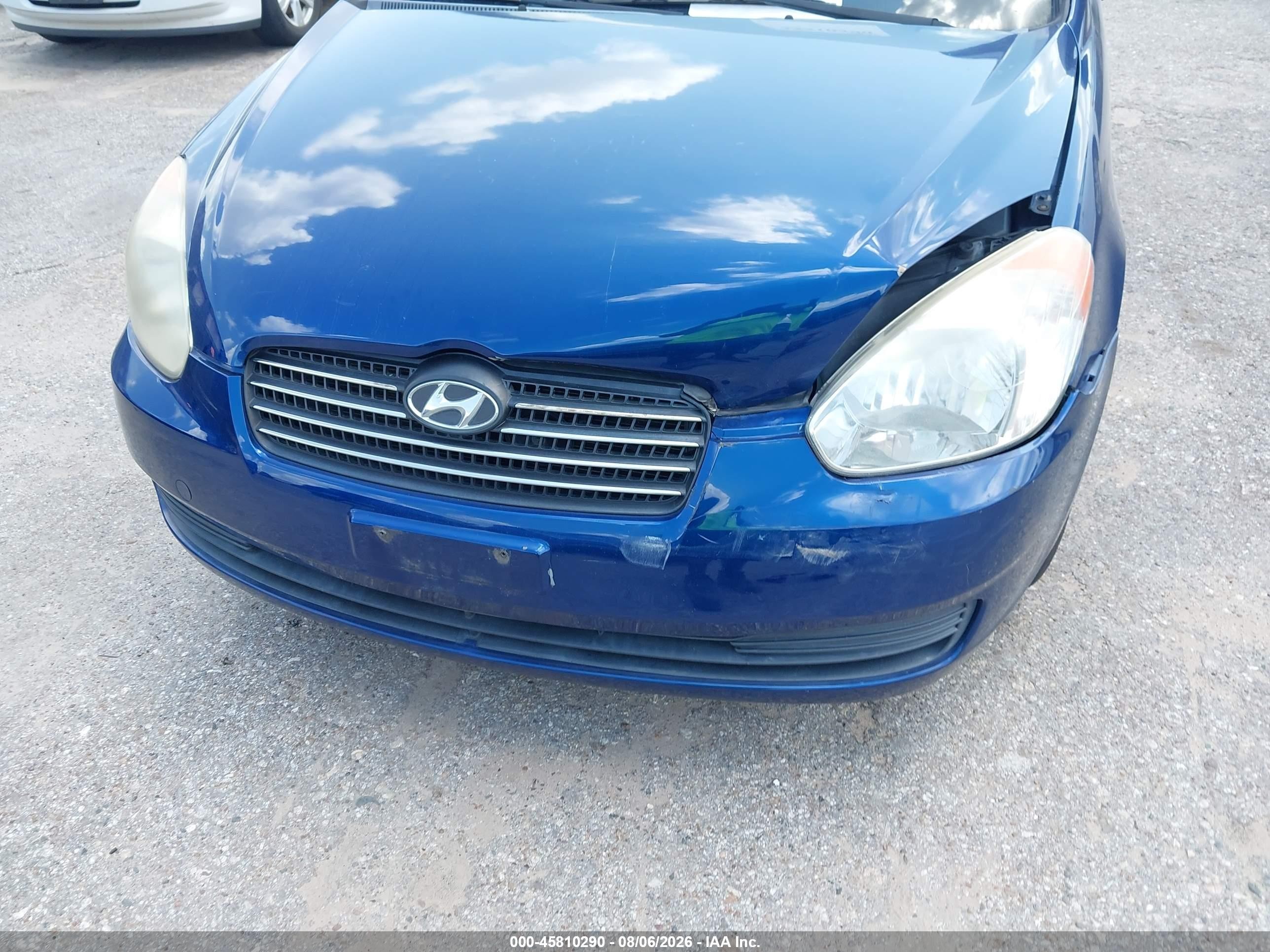 2011 Hyundai Accent Gls Blue vin: KMHCN4AC8BU609035