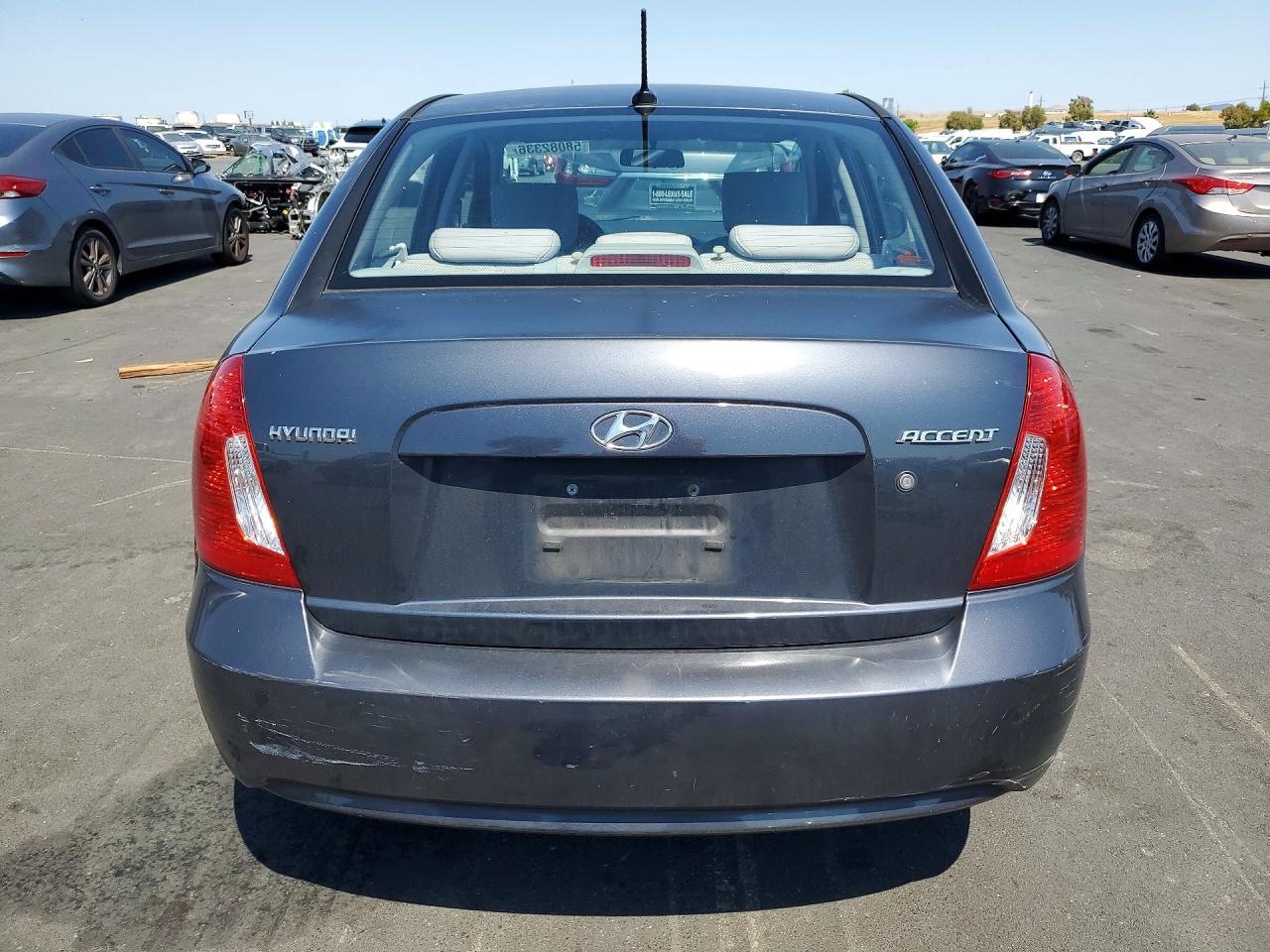 2011 Hyundai Accent Gls Gray vin: KMHCN4AC8BU612579