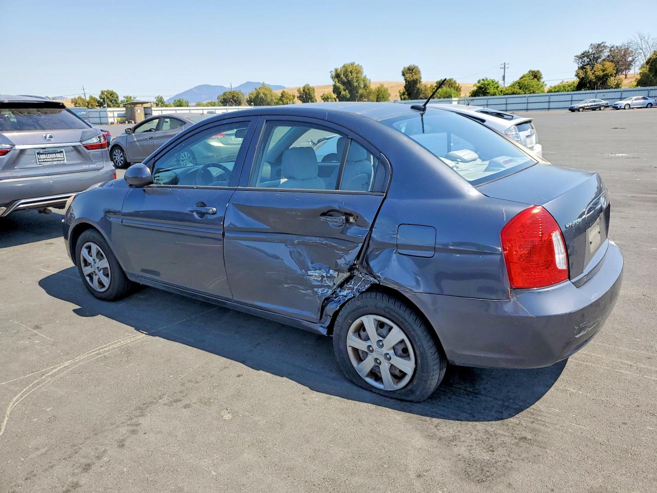 2011 Hyundai Accent Gls Gray vin: KMHCN4AC8BU612579