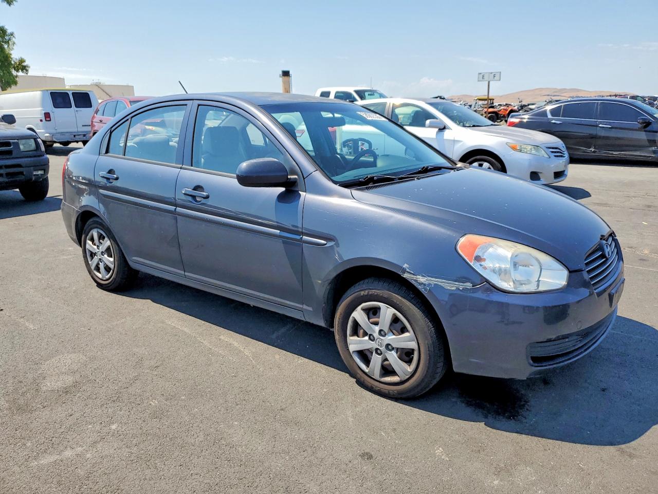 2011 Hyundai Accent Gls Gray vin: KMHCN4AC8BU612579