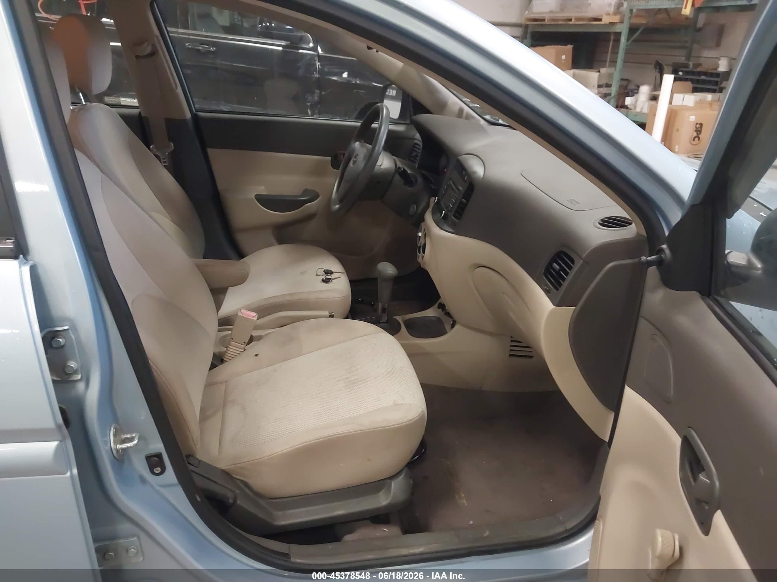 2011 Hyundai Accent Gls Light Blue vin: KMHCN4AC8BU621136