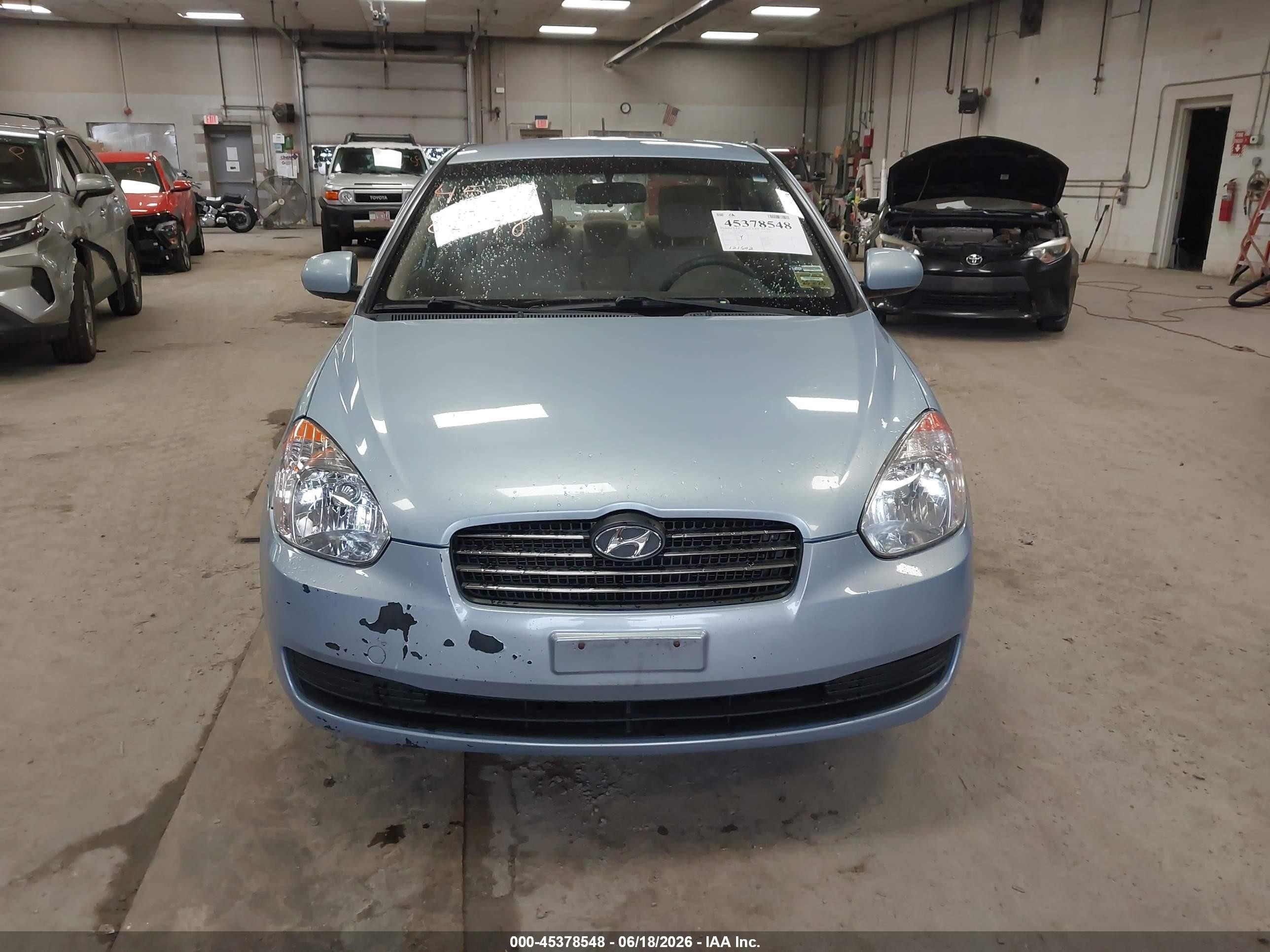 2011 Hyundai Accent Gls Light Blue vin: KMHCN4AC8BU621136