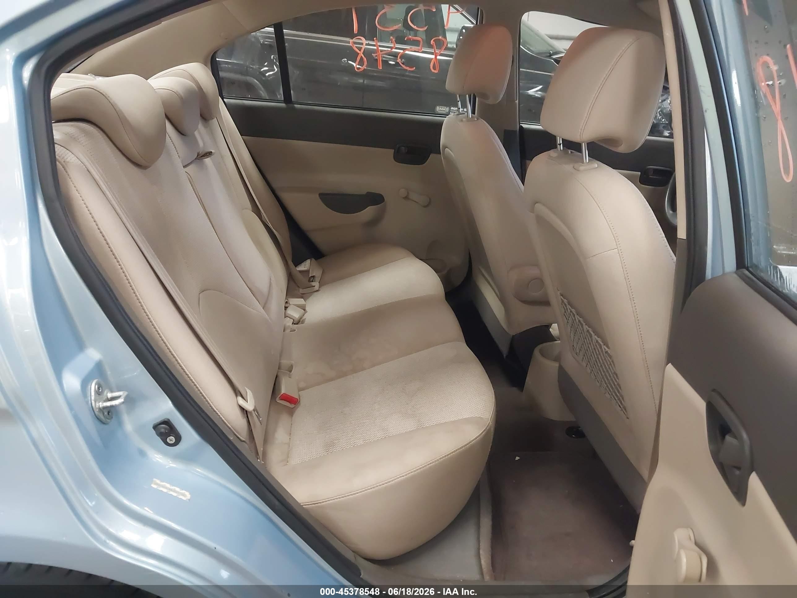 2011 Hyundai Accent Gls Light Blue vin: KMHCN4AC8BU621136