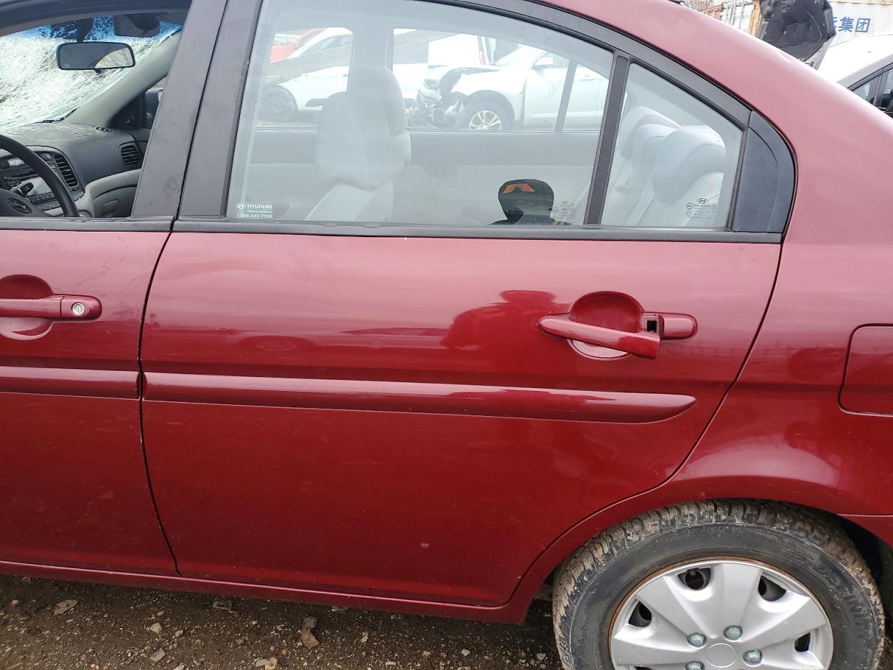 2010 Hyundai Accent Gls Burgundy vin: KMHCN4AC9AU404810