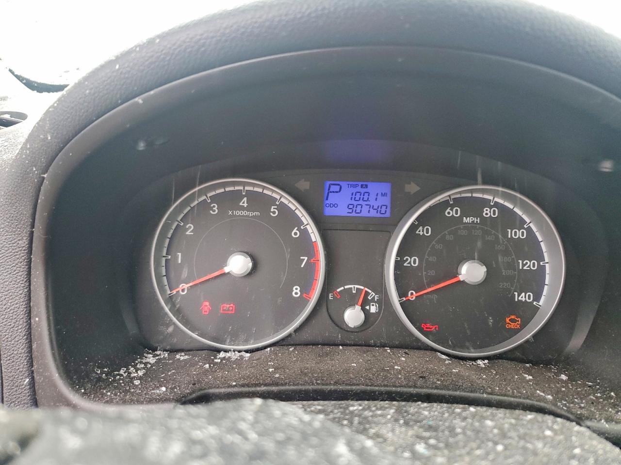 2010 Hyundai Accent Gls Burgundy vin: KMHCN4AC9AU404810
