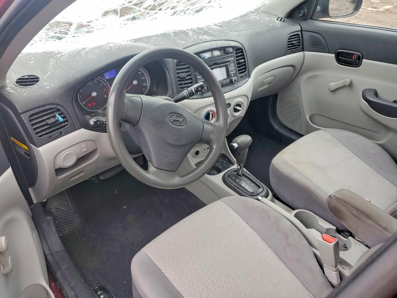 2010 Hyundai Accent Gls Burgundy vin: KMHCN4AC9AU404810