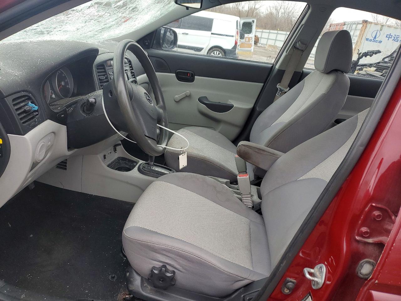 2010 Hyundai Accent Gls Burgundy vin: KMHCN4AC9AU404810