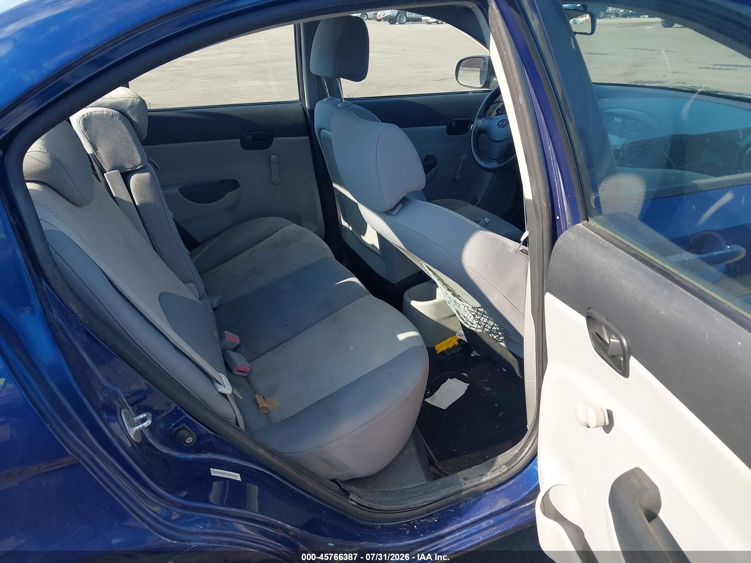 2010 Hyundai Accent Gls Blue vin: KMHCN4AC9AU419713