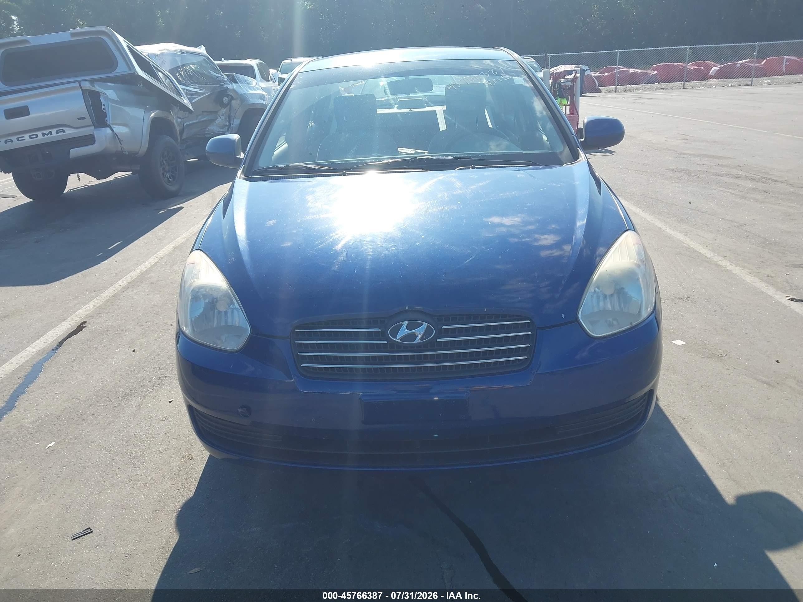 2010 Hyundai Accent Gls Blue vin: KMHCN4AC9AU419713