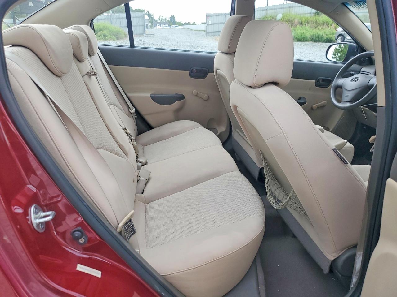 2010 Hyundai Accent Gls Burgundy vin: KMHCN4AC9AU428931