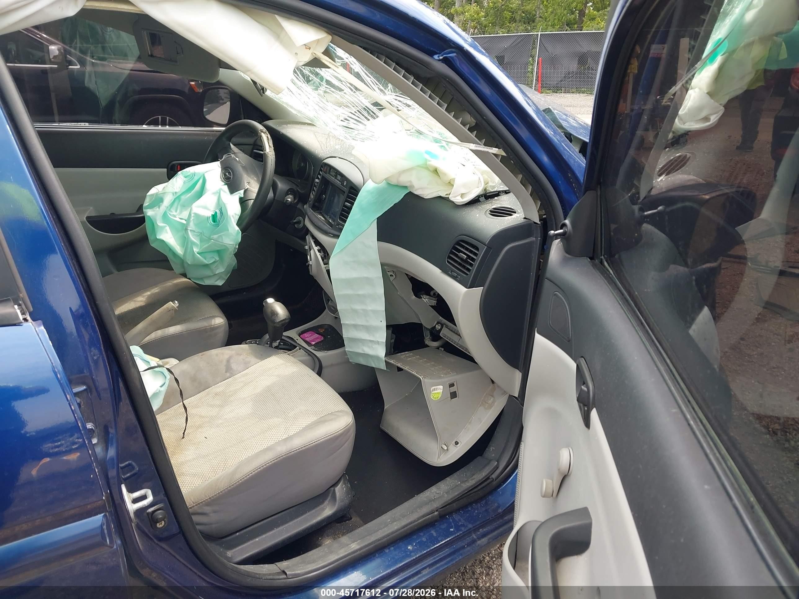 2010 Hyundai Accent Gls Blue vin: KMHCN4AC9AU431263