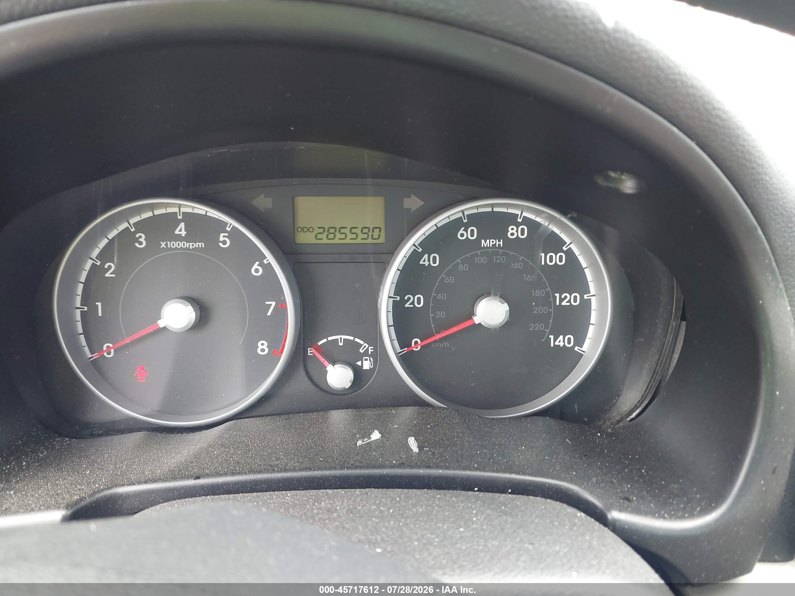 2010 Hyundai Accent Gls Blue vin: KMHCN4AC9AU431263