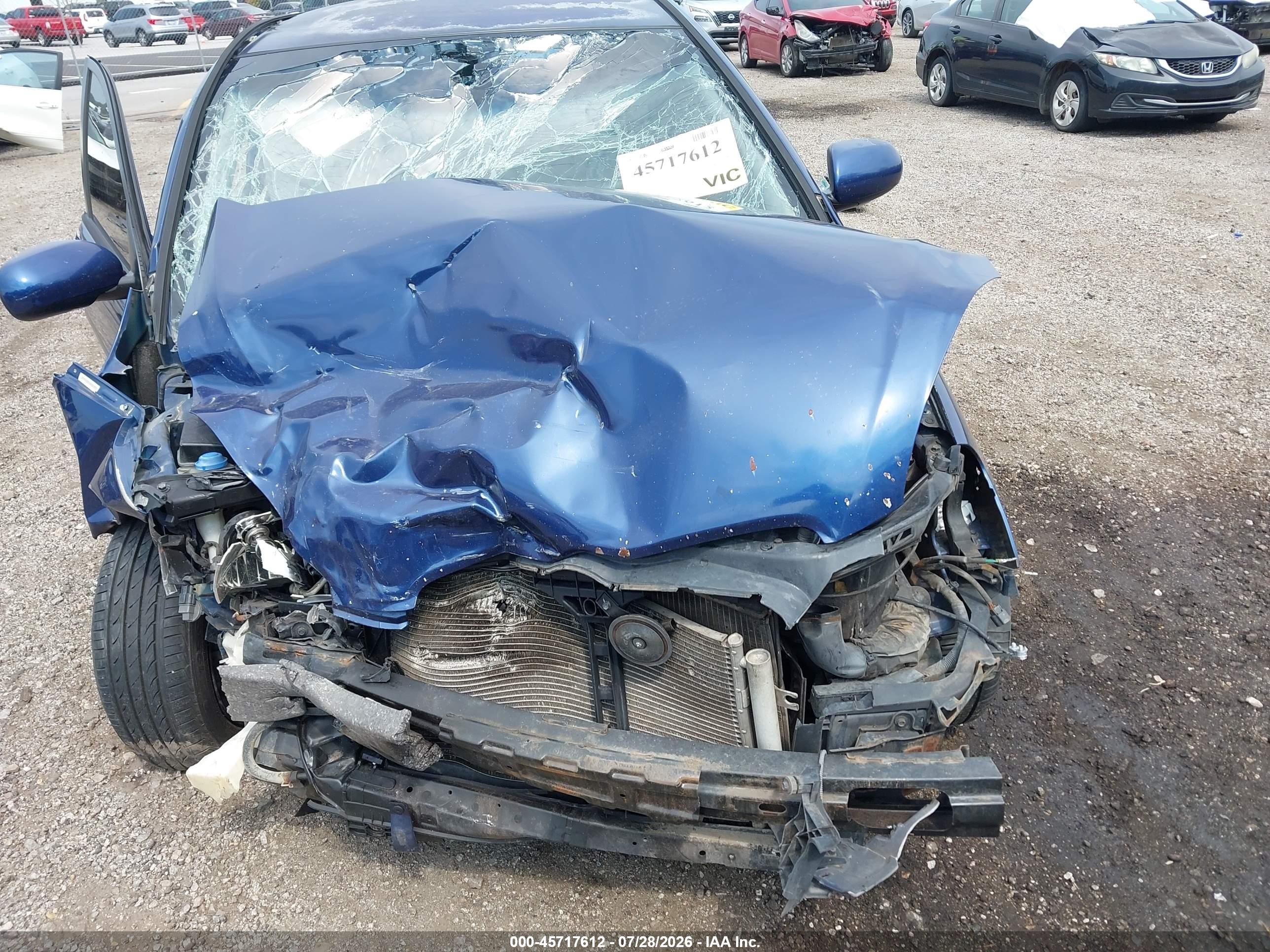 2010 Hyundai Accent Gls Blue vin: KMHCN4AC9AU431263