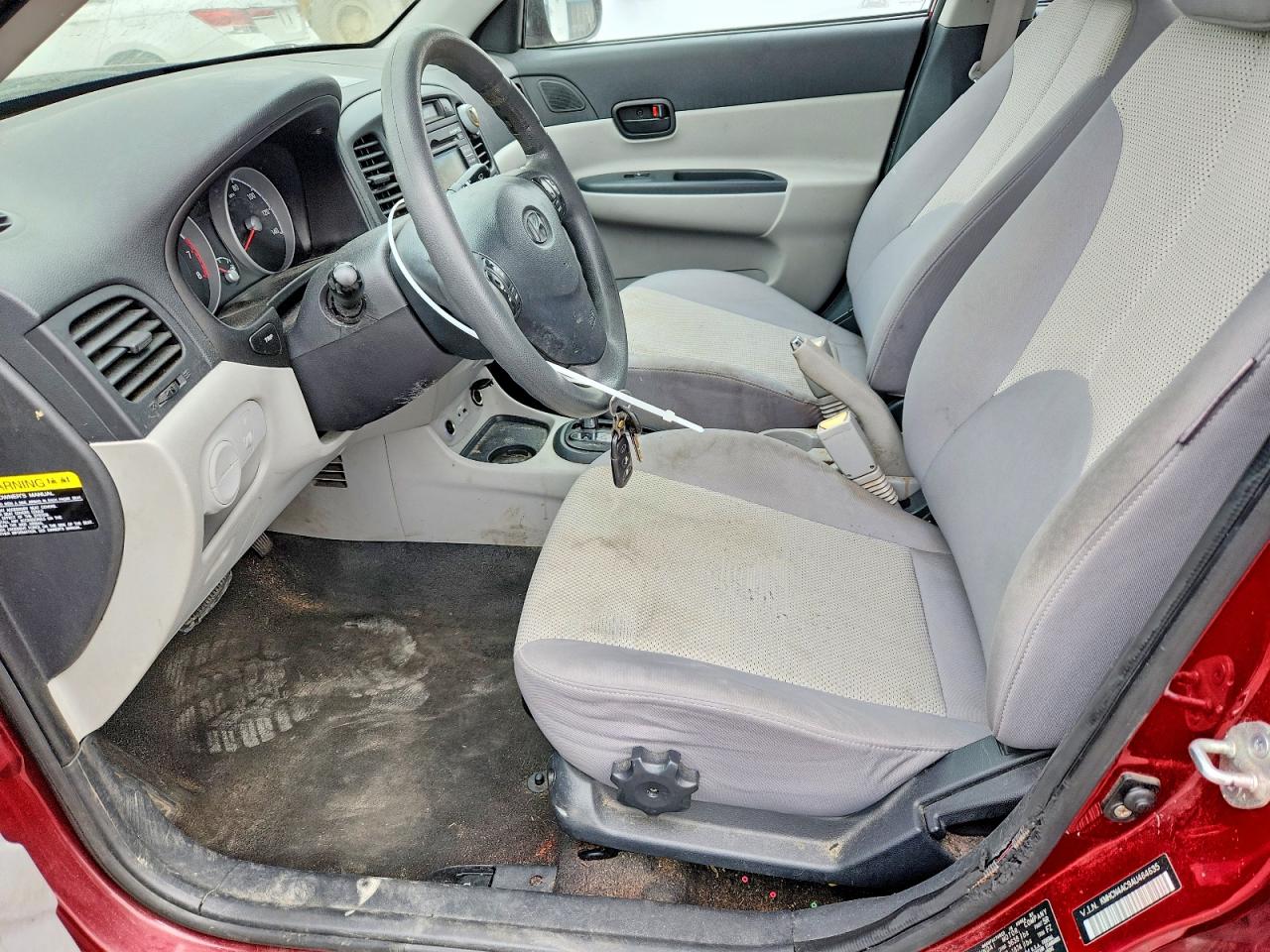 2010 Hyundai Accent Gls Red vin: KMHCN4AC9AU464635