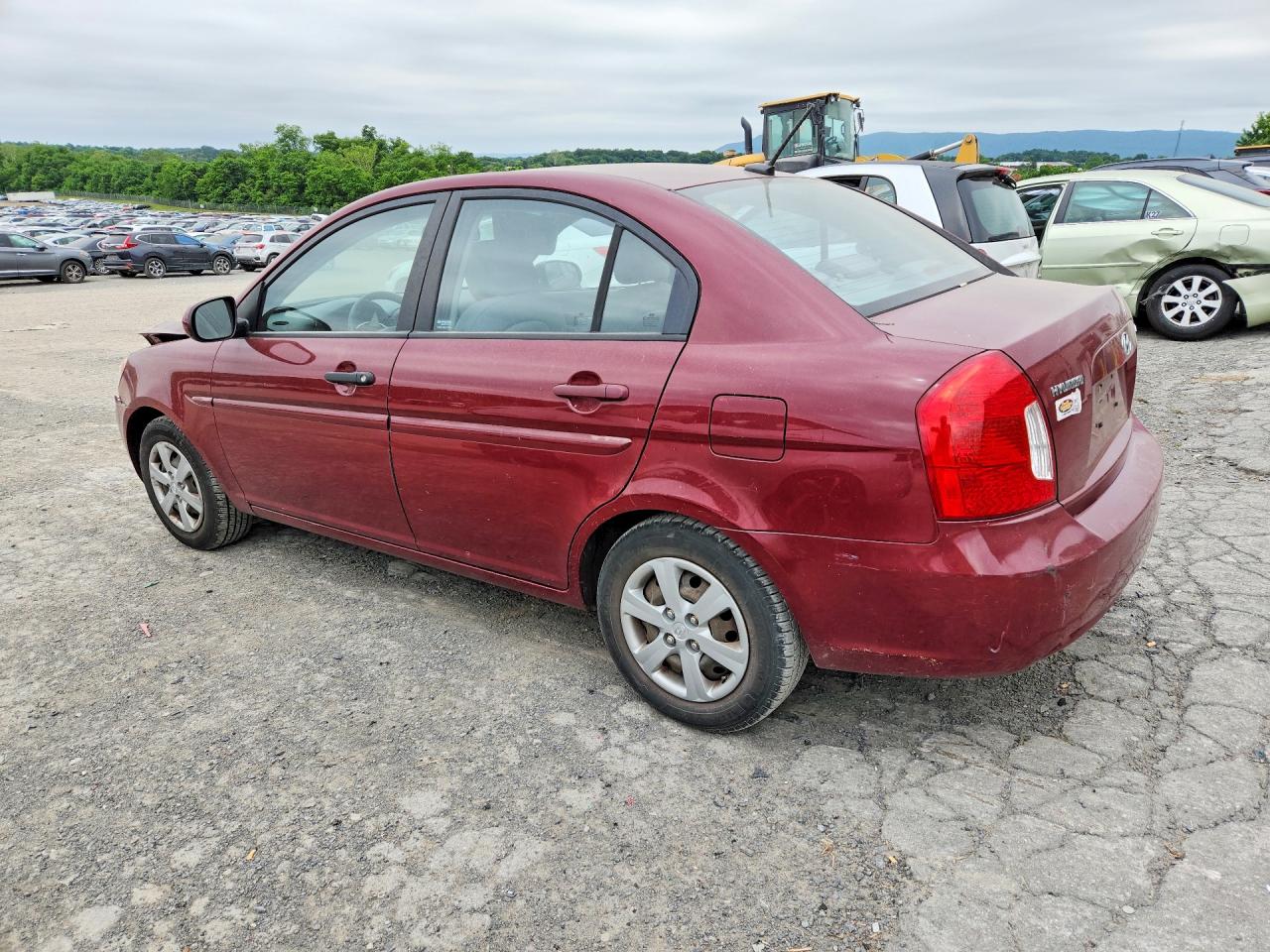 2010 Hyundai Accent Gls Red vin: KMHCN4AC9AU464635