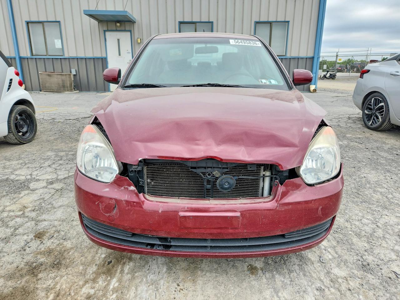 2010 Hyundai Accent Gls Red vin: KMHCN4AC9AU464635