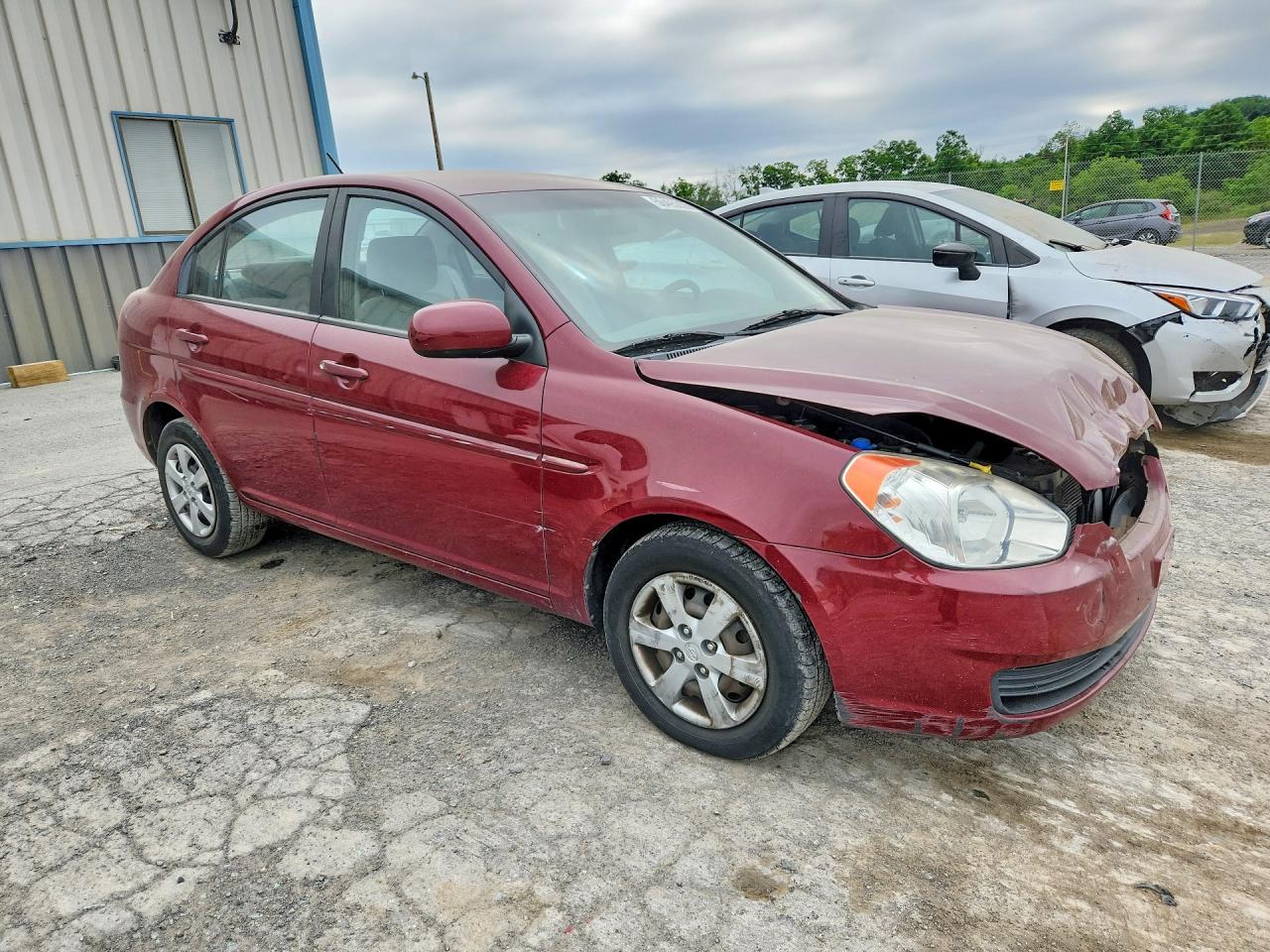 2010 Hyundai Accent Gls Red vin: KMHCN4AC9AU464635
