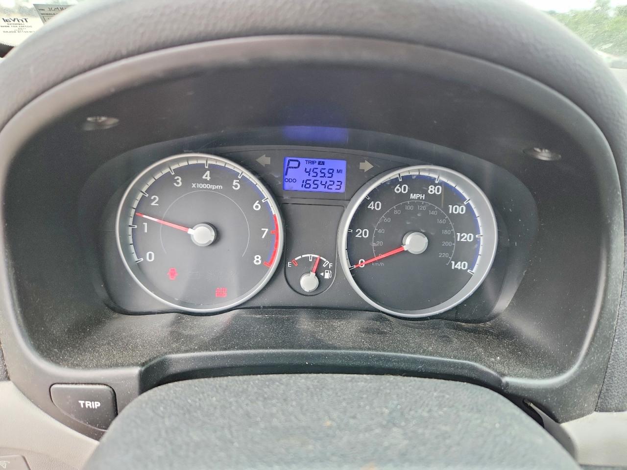 2010 Hyundai Accent Gls Red vin: KMHCN4AC9AU464635