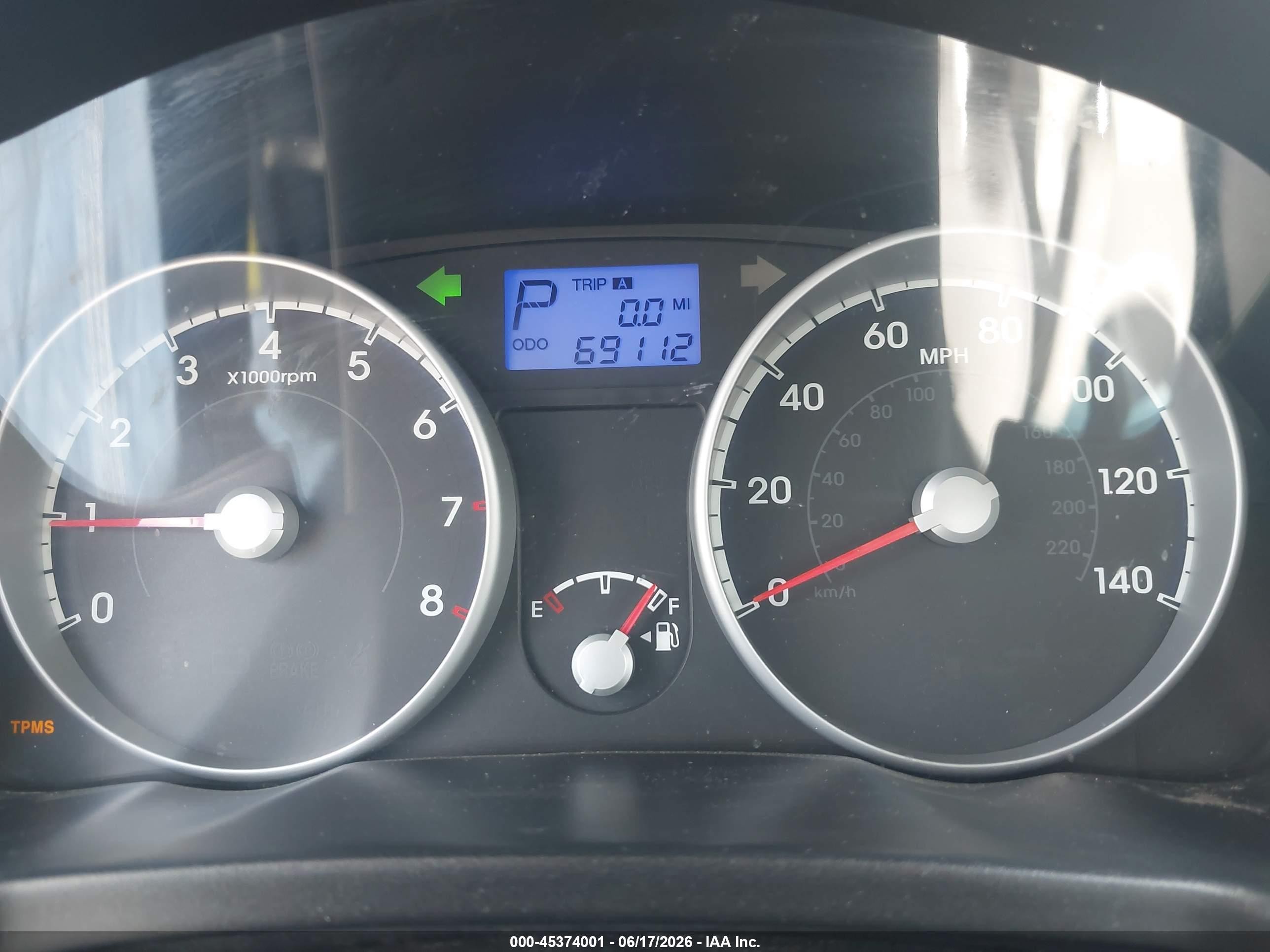 2010 Hyundai Accent Gls Blue vin: KMHCN4AC9AU483783