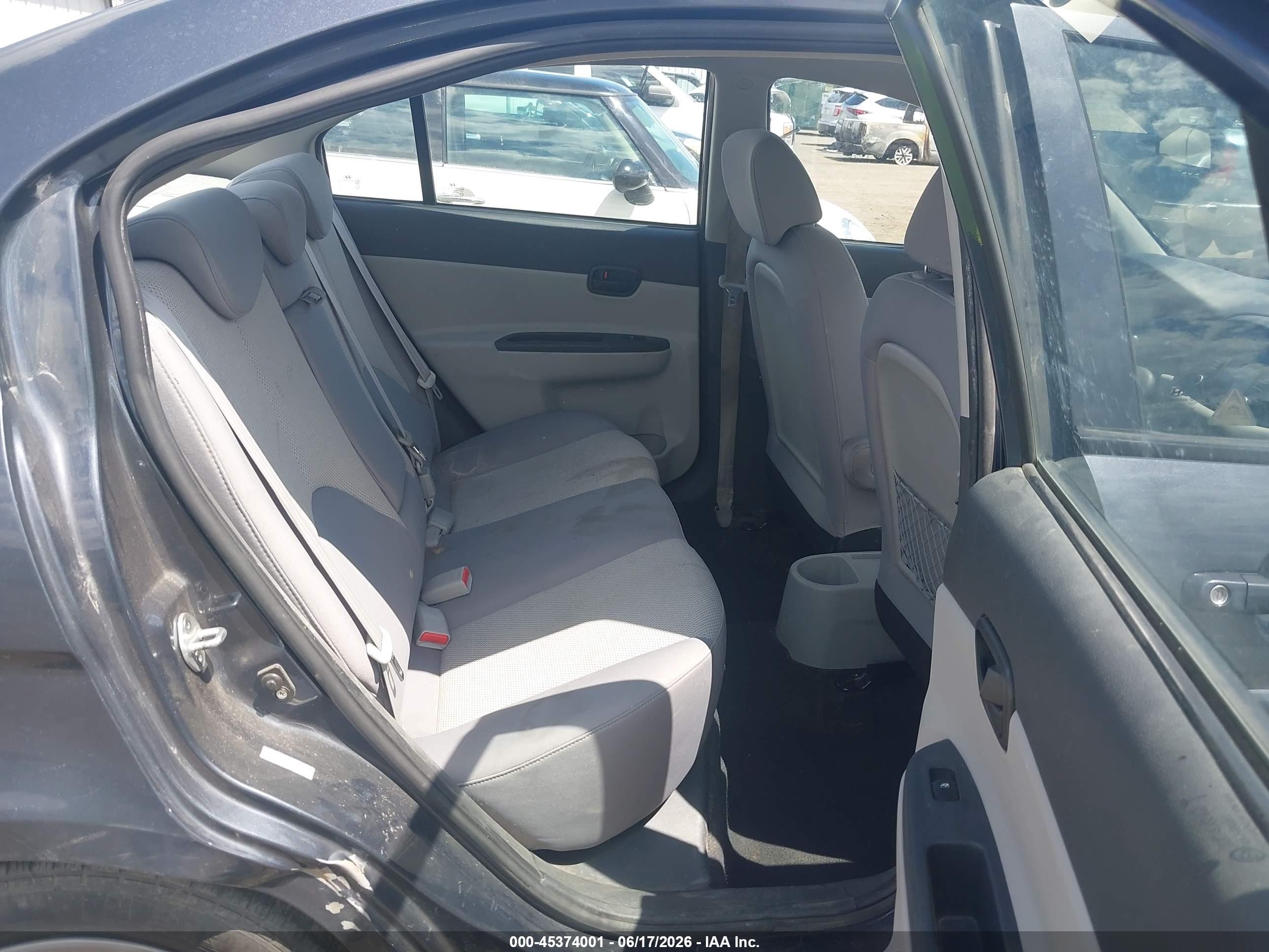 2010 Hyundai Accent Gls Blue vin: KMHCN4AC9AU483783