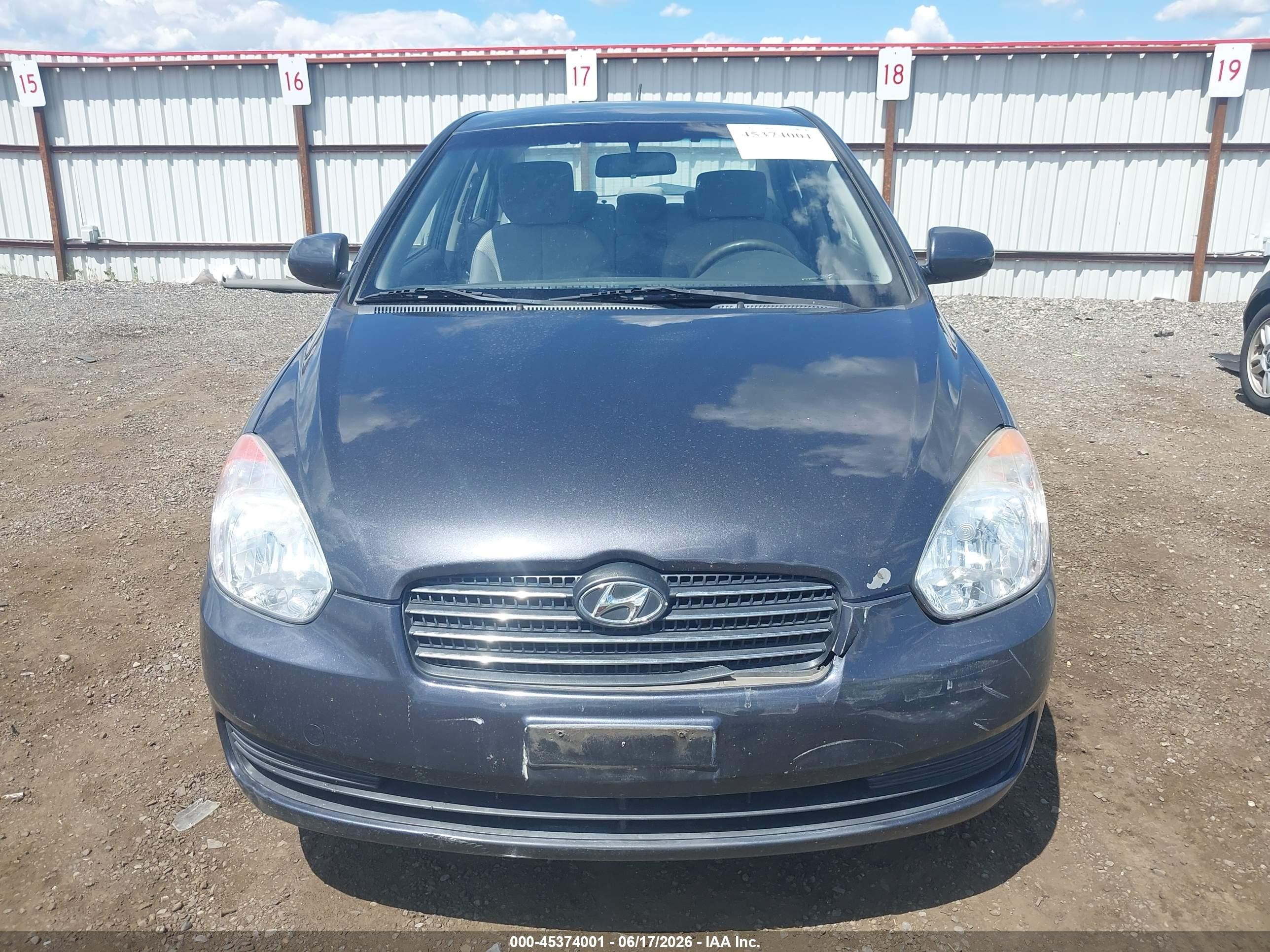 2010 Hyundai Accent Gls Blue vin: KMHCN4AC9AU483783