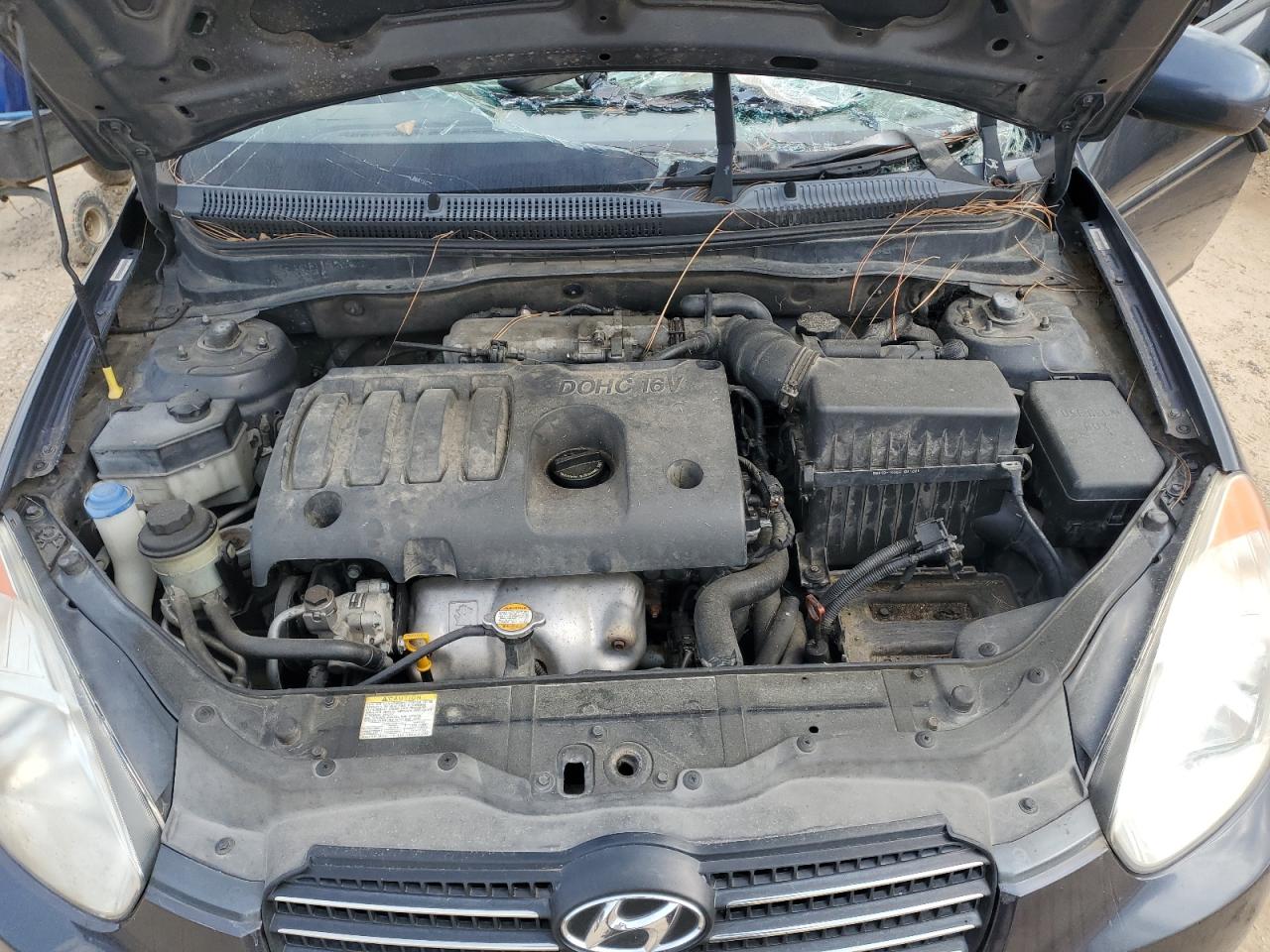 2010 Hyundai Accent Gls Blue vin: KMHCN4AC9AU486232
