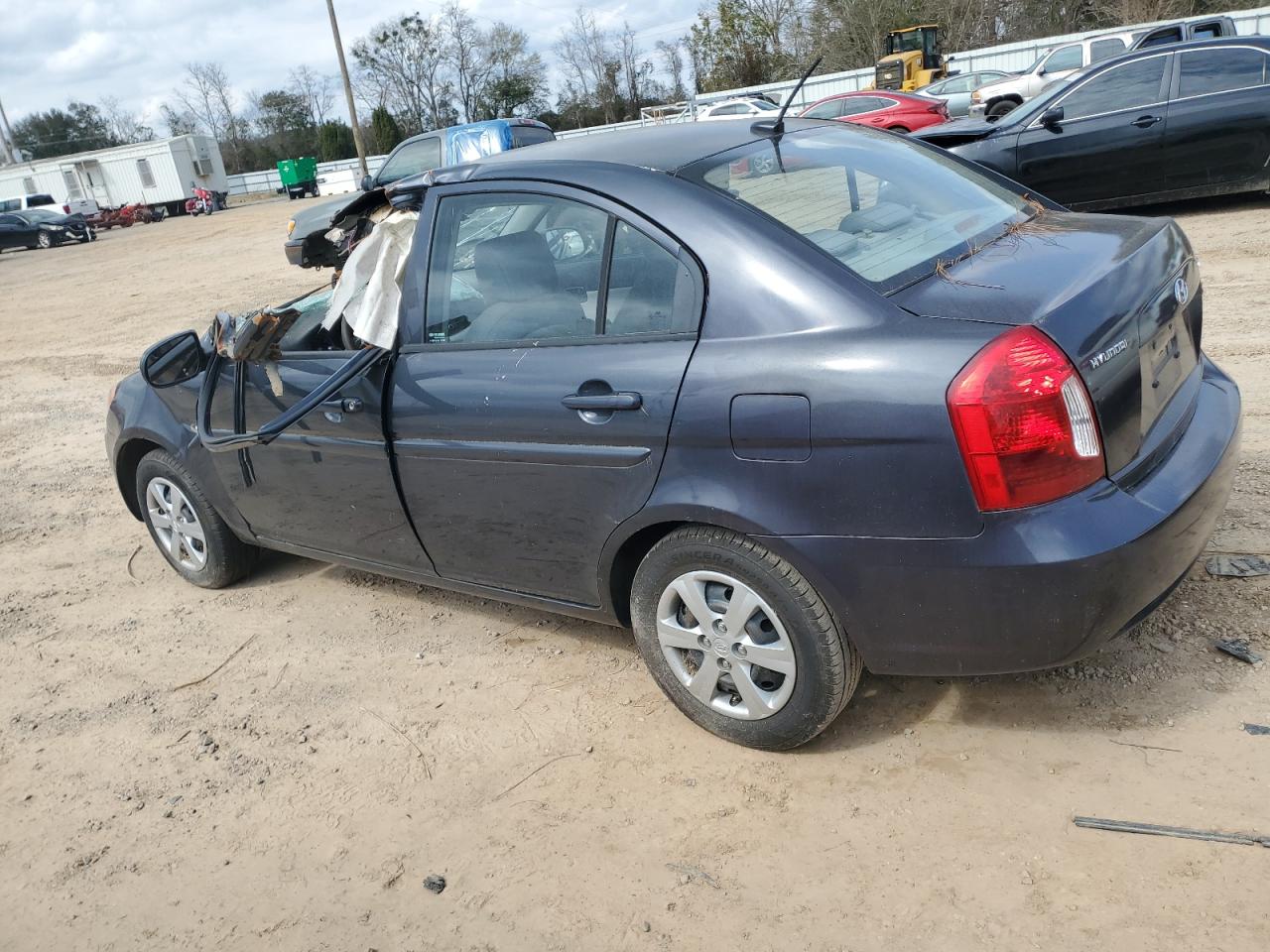 2010 Hyundai Accent Gls Blue vin: KMHCN4AC9AU486232