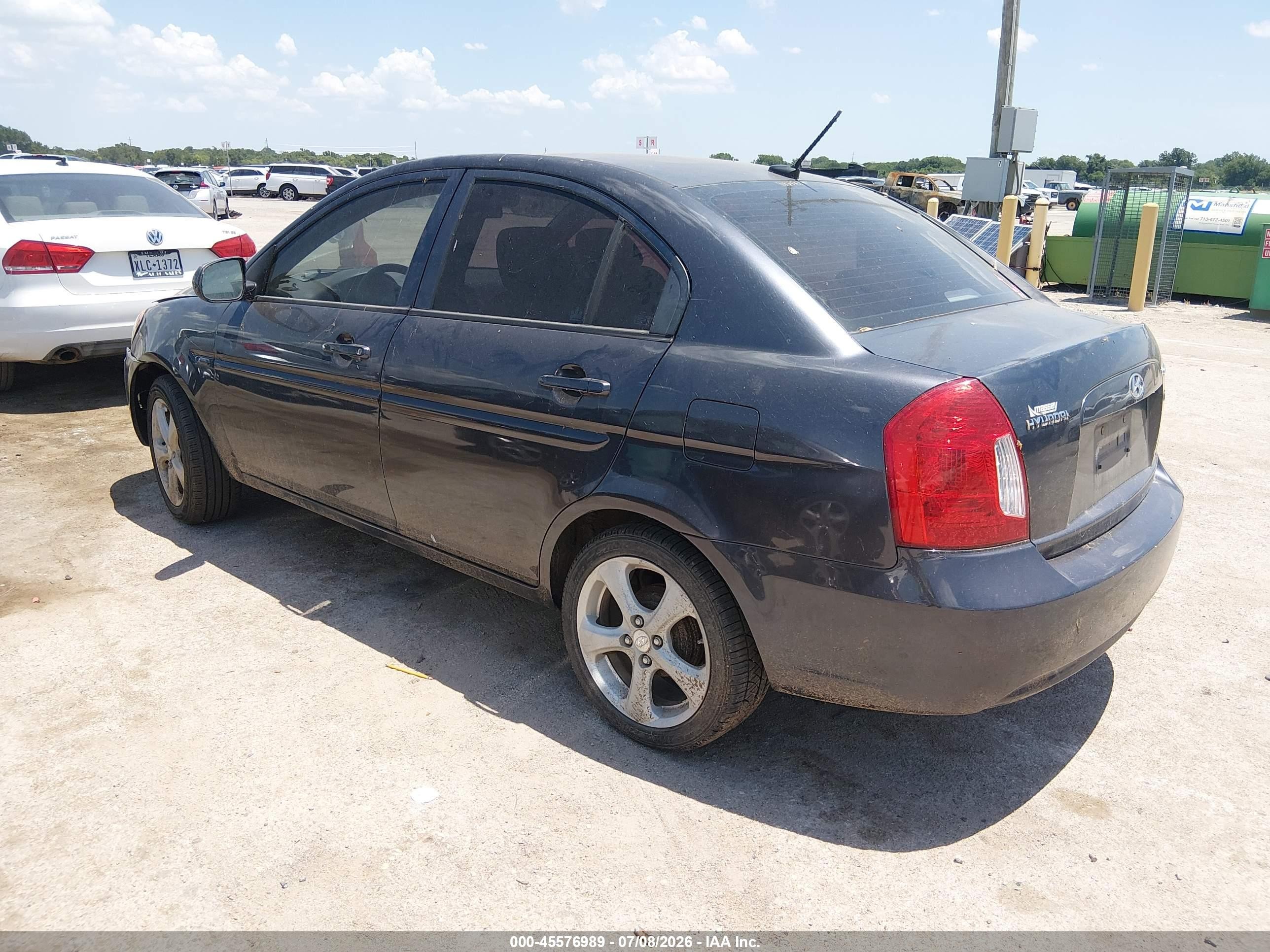 2011 Hyundai Accent Gls Gray vin: KMHCN4AC9BU542140