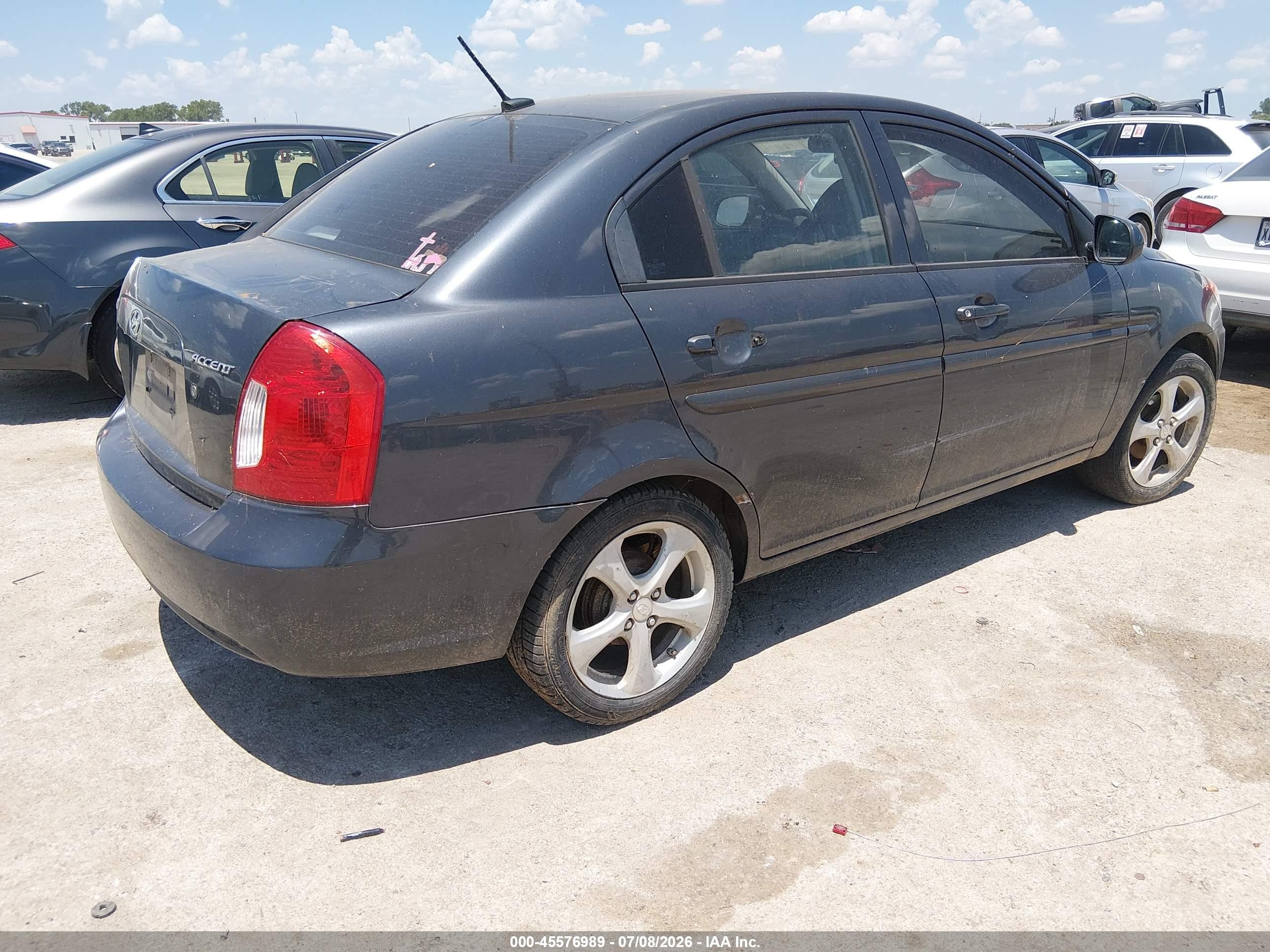 2011 Hyundai Accent Gls Gray vin: KMHCN4AC9BU542140