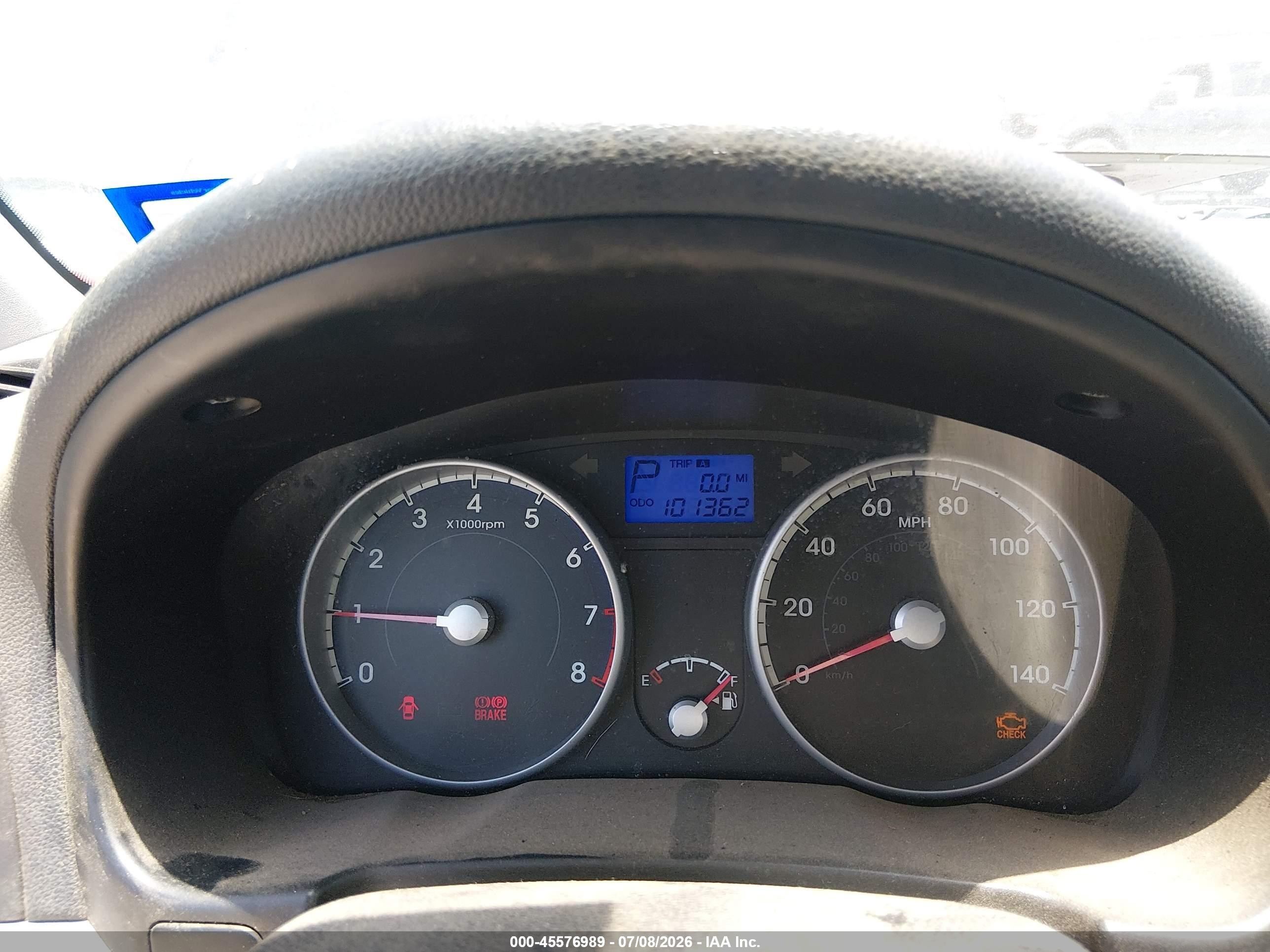 2011 Hyundai Accent Gls Gray vin: KMHCN4AC9BU542140