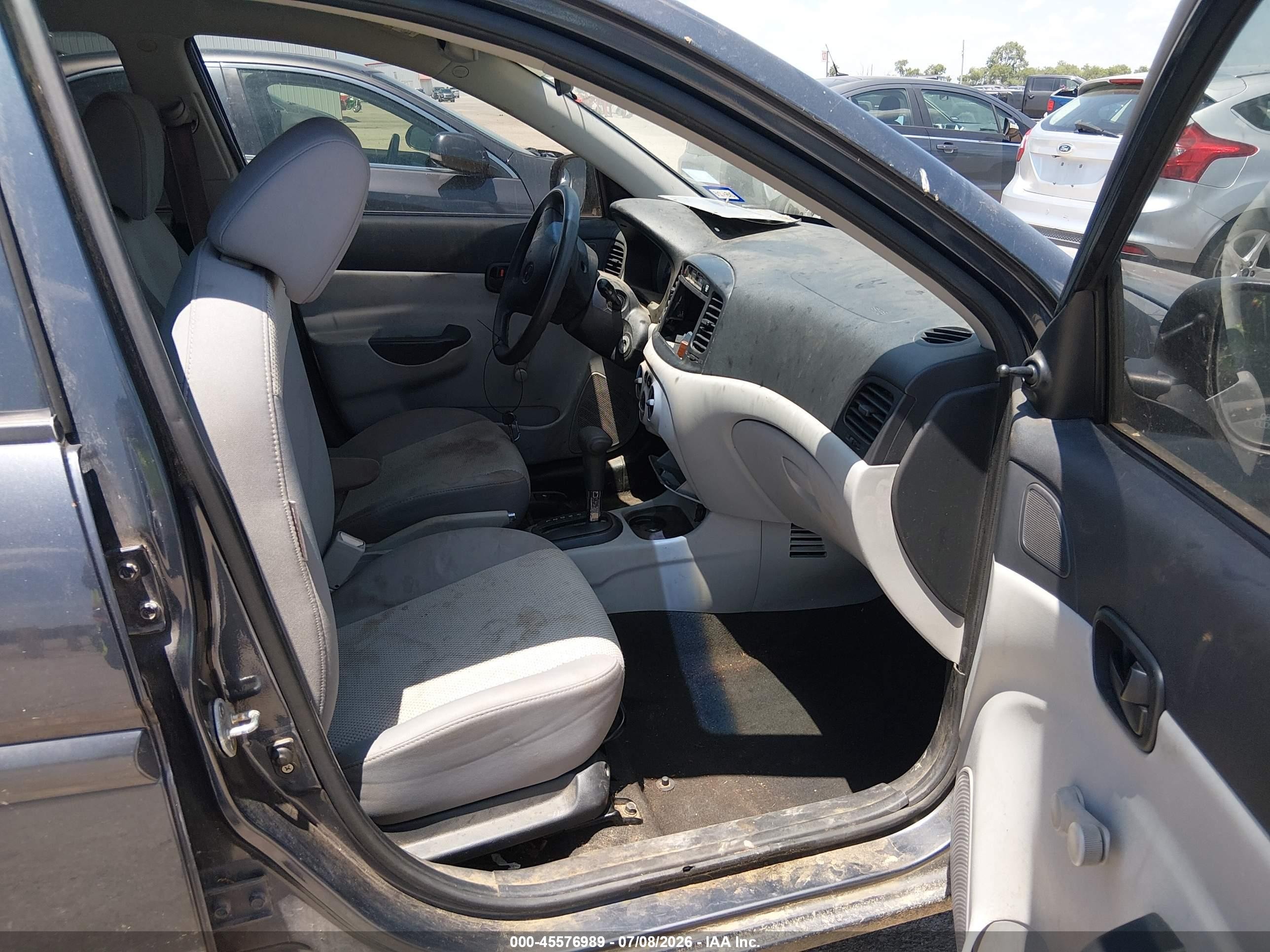 2011 Hyundai Accent Gls Gray vin: KMHCN4AC9BU542140