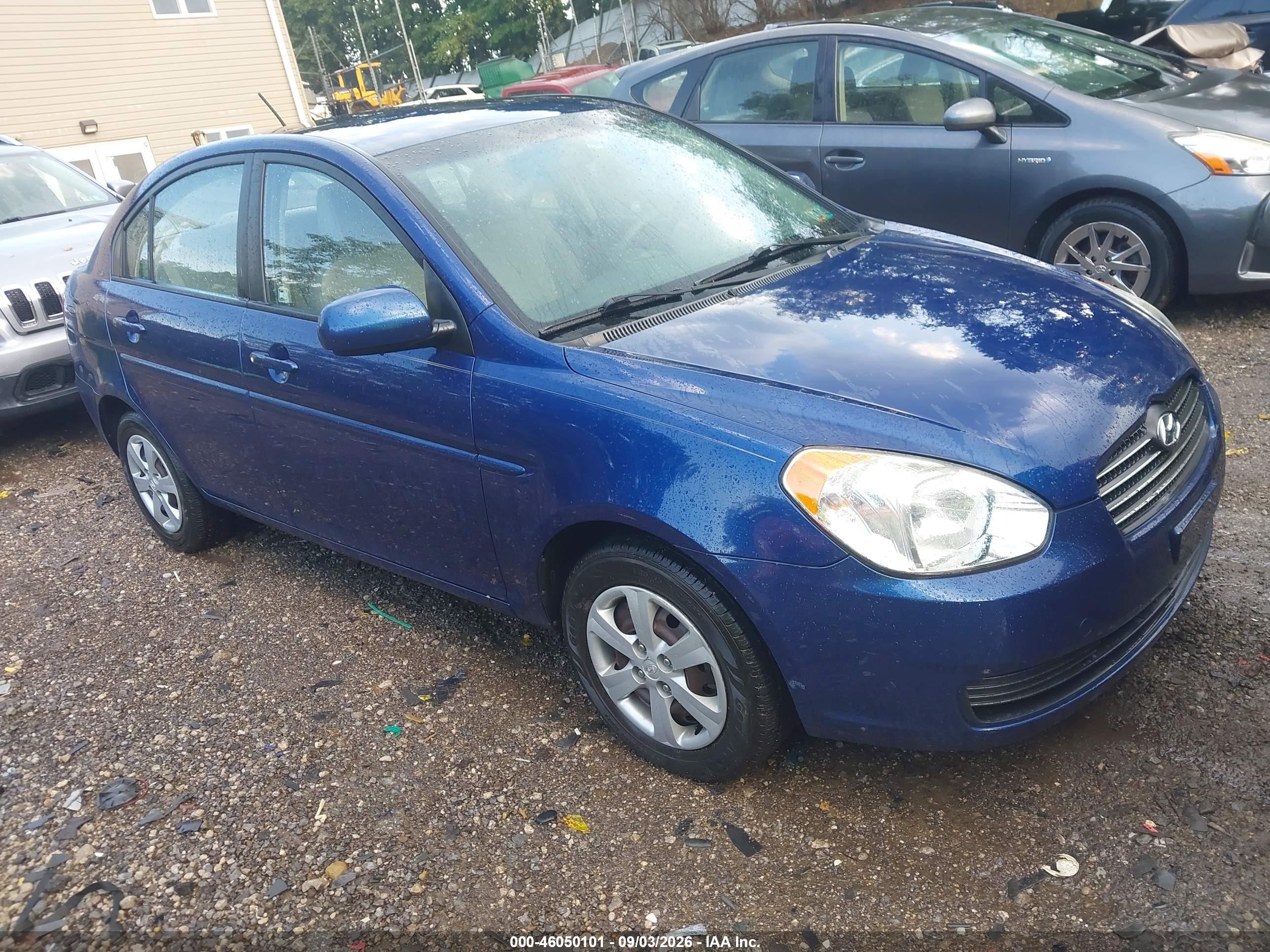 2011 Hyundai Accent Gls Blue vin: KMHCN4AC9BU591919