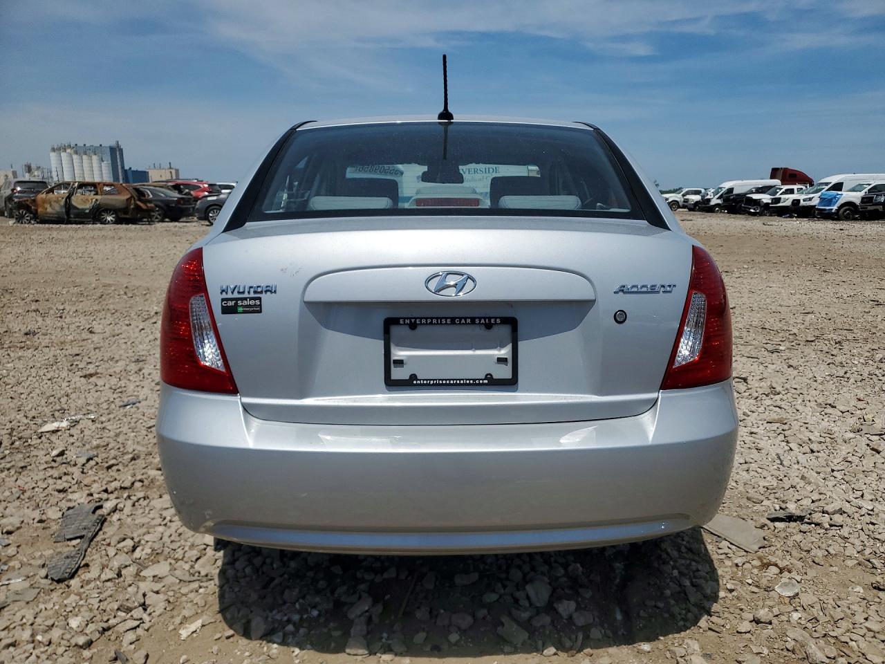 2011 Hyundai Accent Gls Silver vin: KMHCN4AC9BU597414