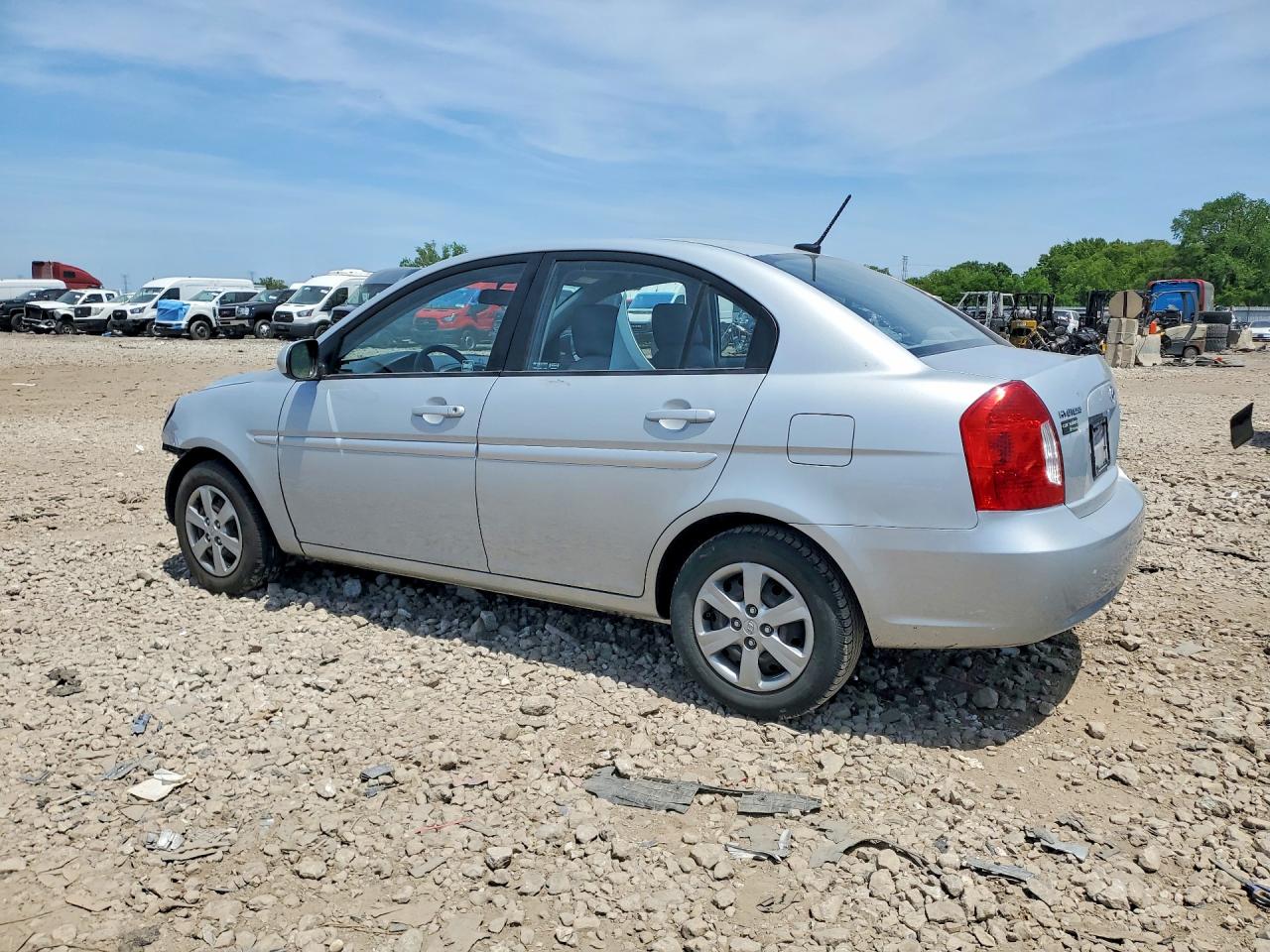 2011 Hyundai Accent Gls Silver vin: KMHCN4AC9BU597414