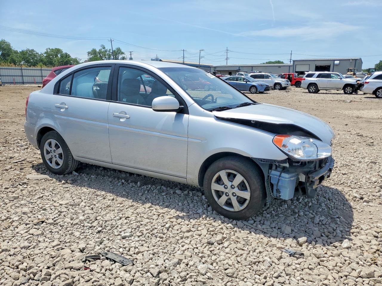 2011 Hyundai Accent Gls Silver vin: KMHCN4AC9BU597414