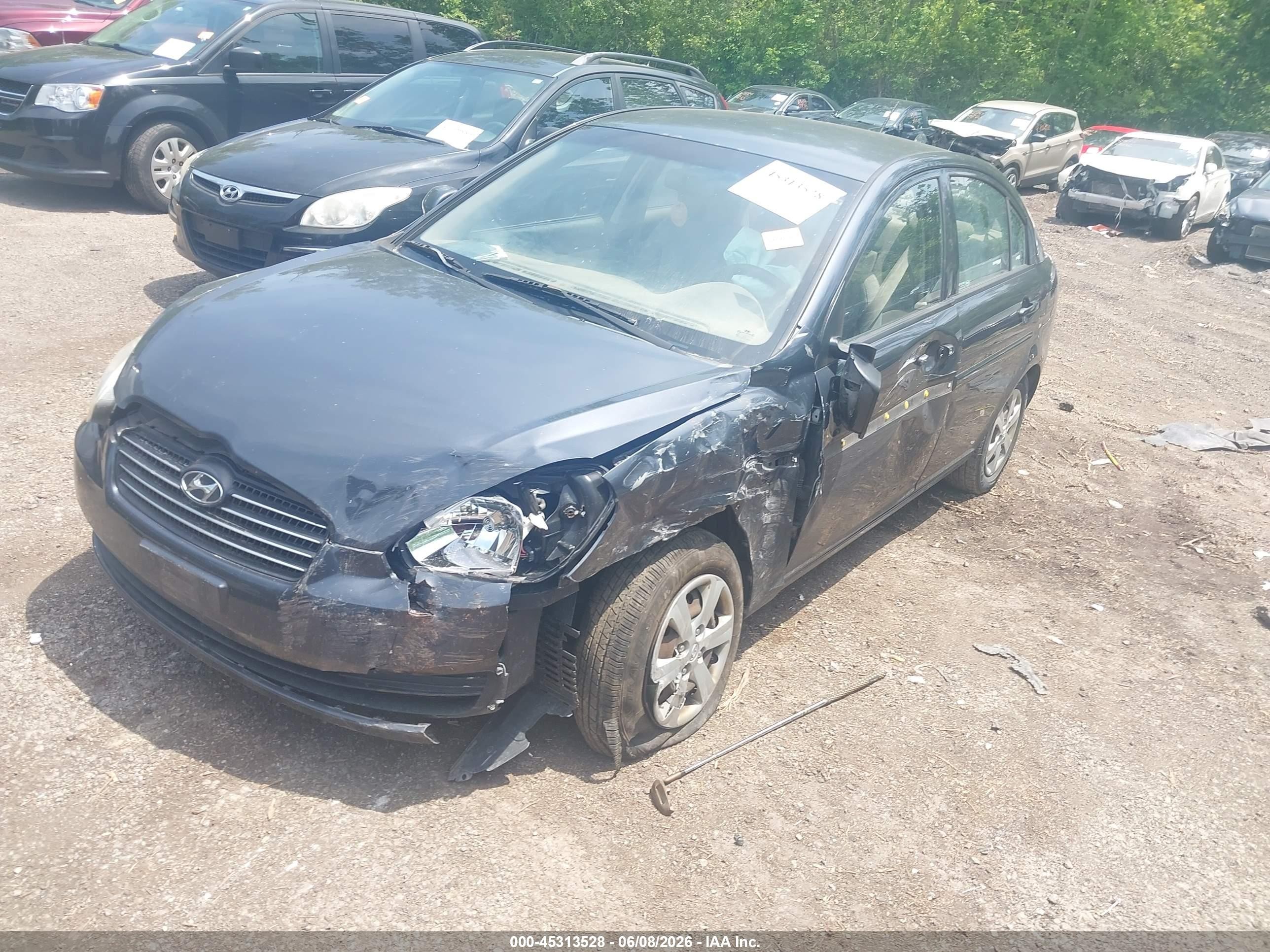 2011 Hyundai Accent Gls Gray vin: KMHCN4AC9BU618536