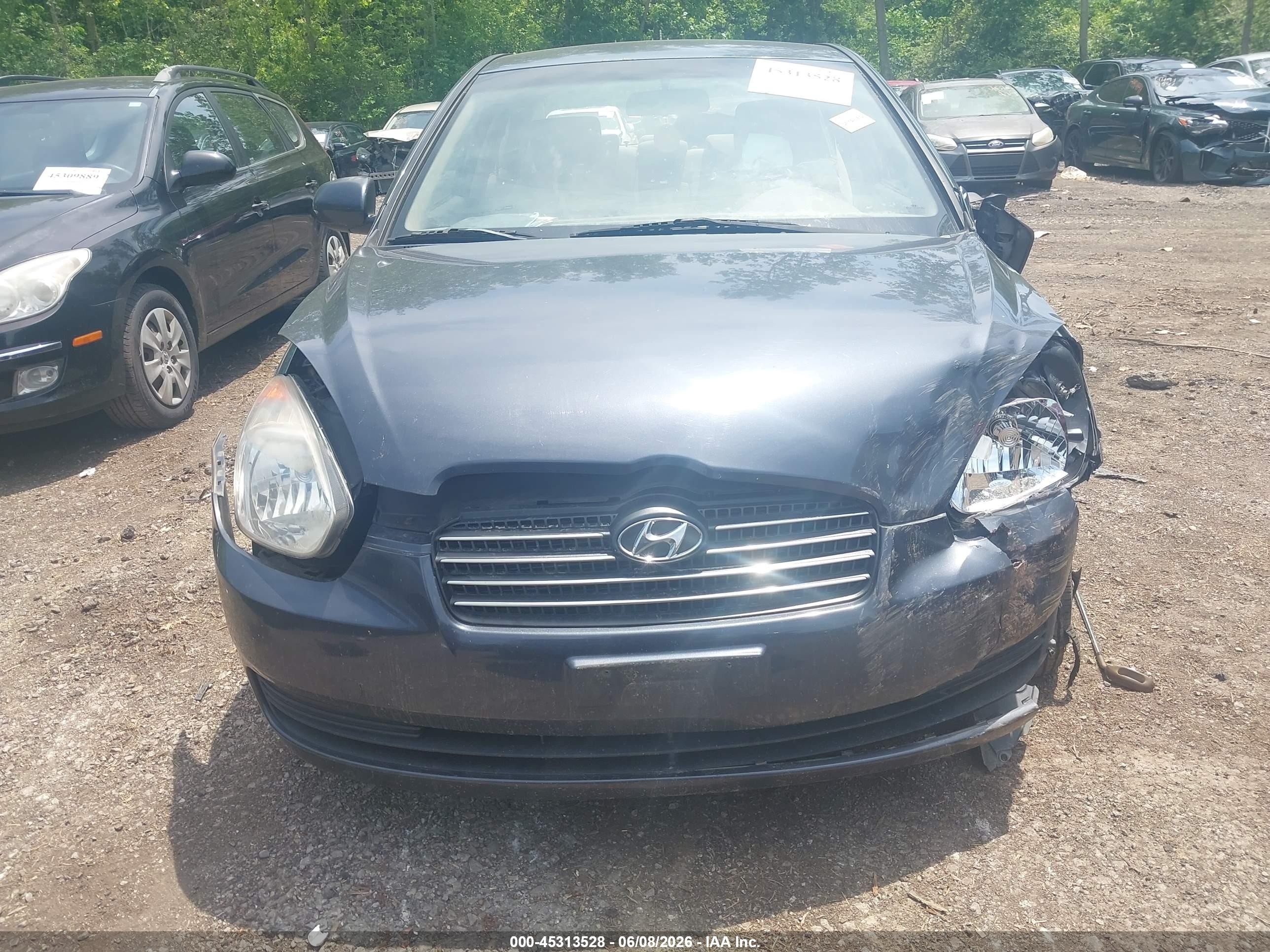 2011 Hyundai Accent Gls Gray vin: KMHCN4AC9BU618536