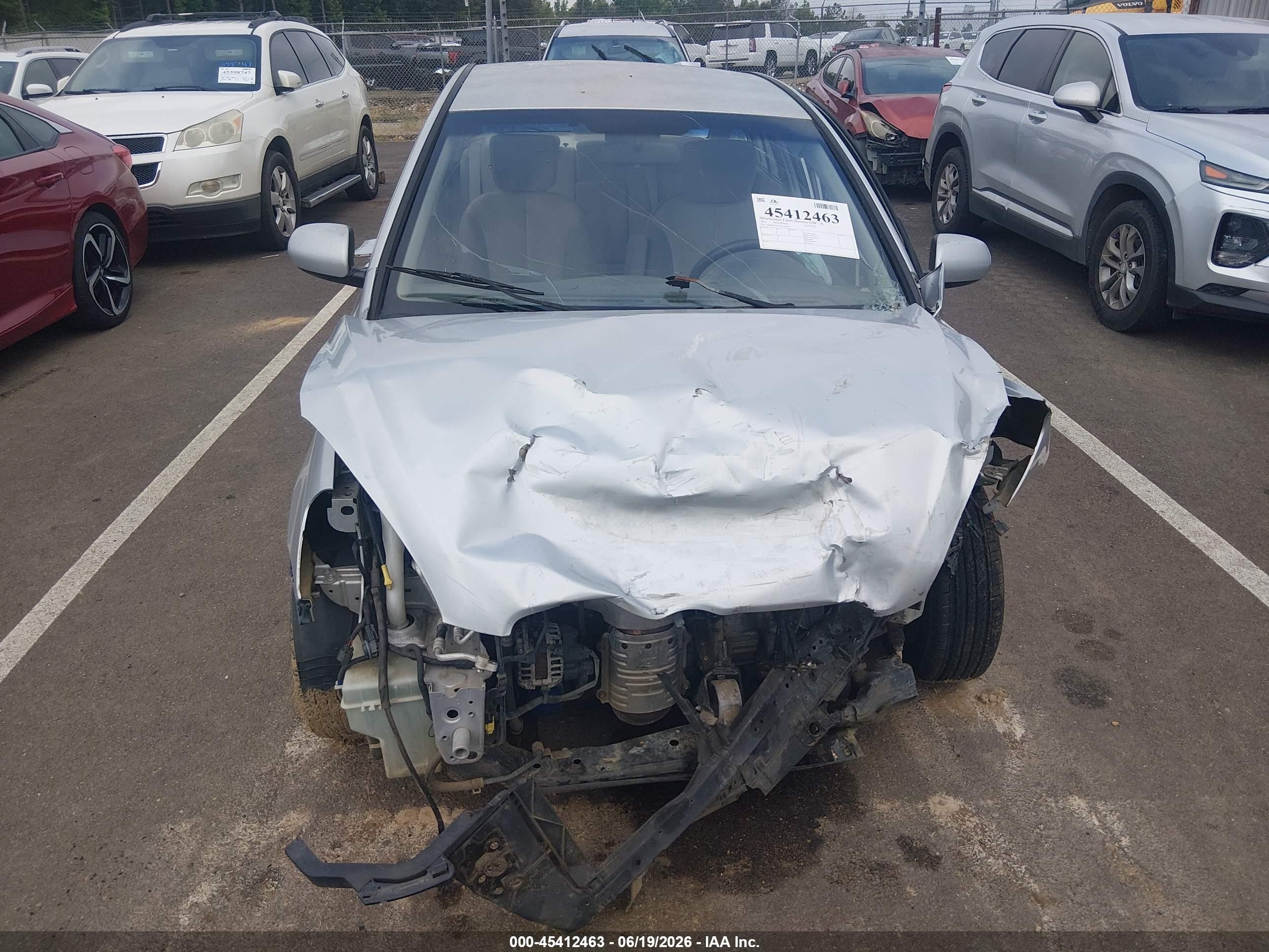 2010 Hyundai Accent Gls Silver vin: KMHCN4ACXAU468631