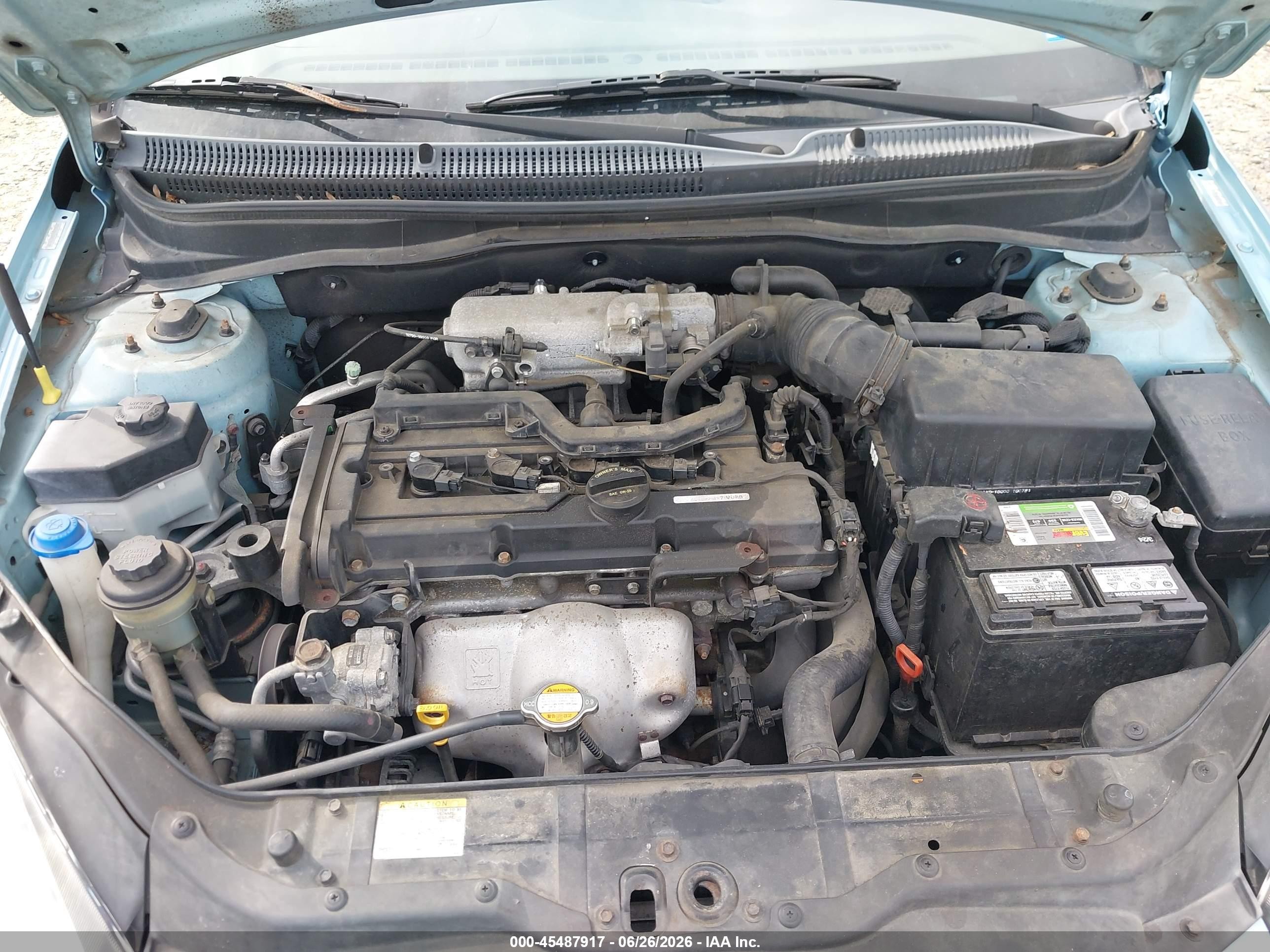 2011 Hyundai Accent Gls Light Blue vin: KMHCN4ACXBU573106
